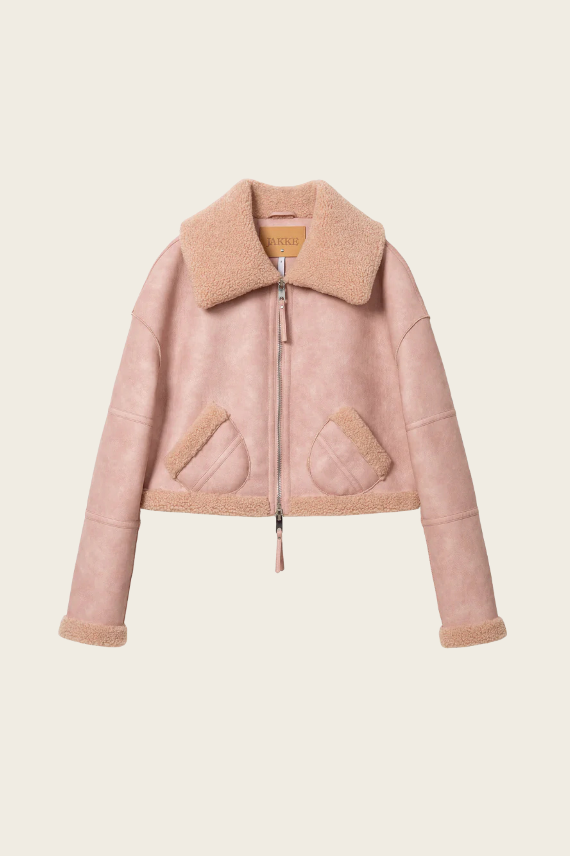 Aviator Cropped Jacket - Jakke