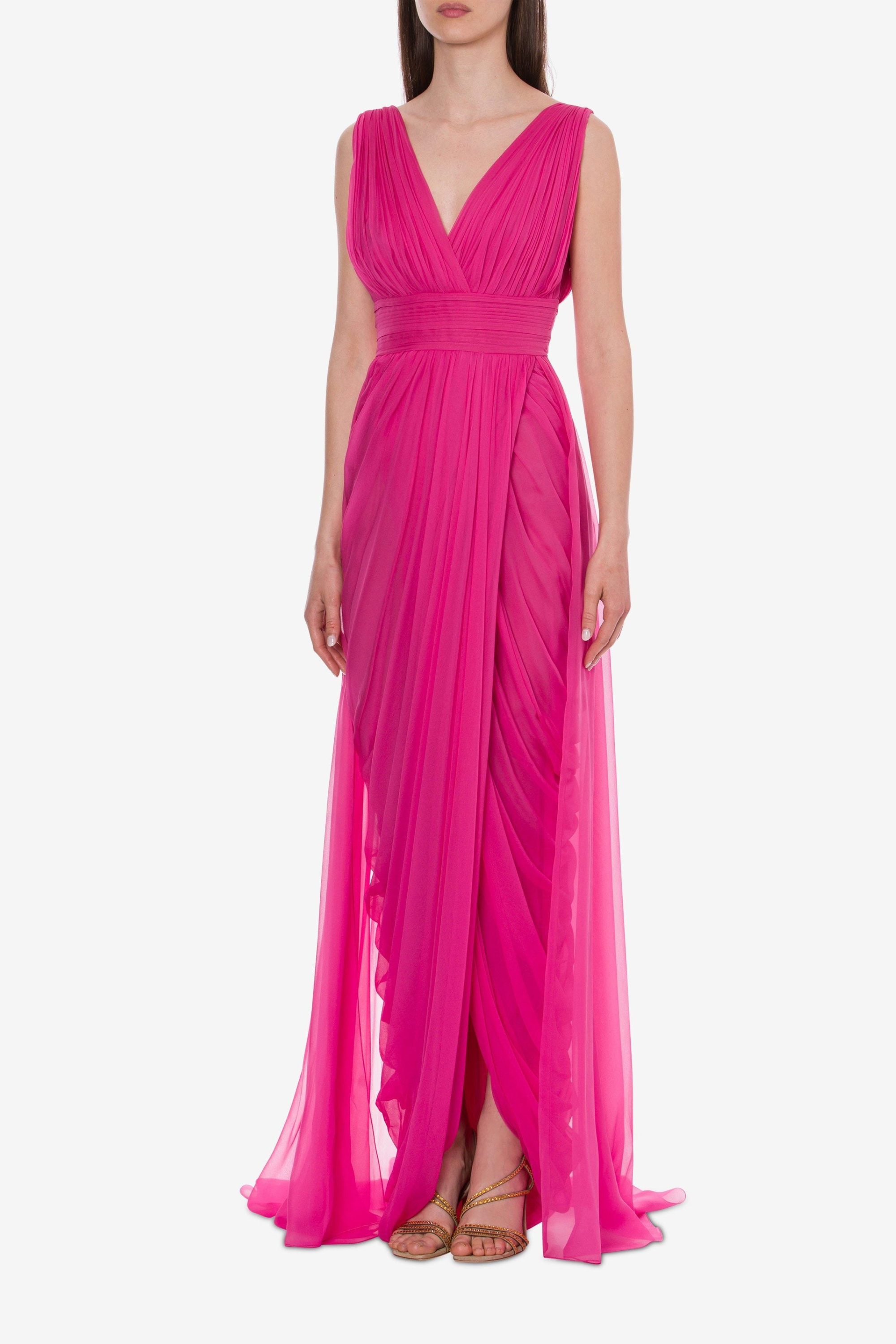 Organic Silk Gauze Dress - Alberta Ferretti