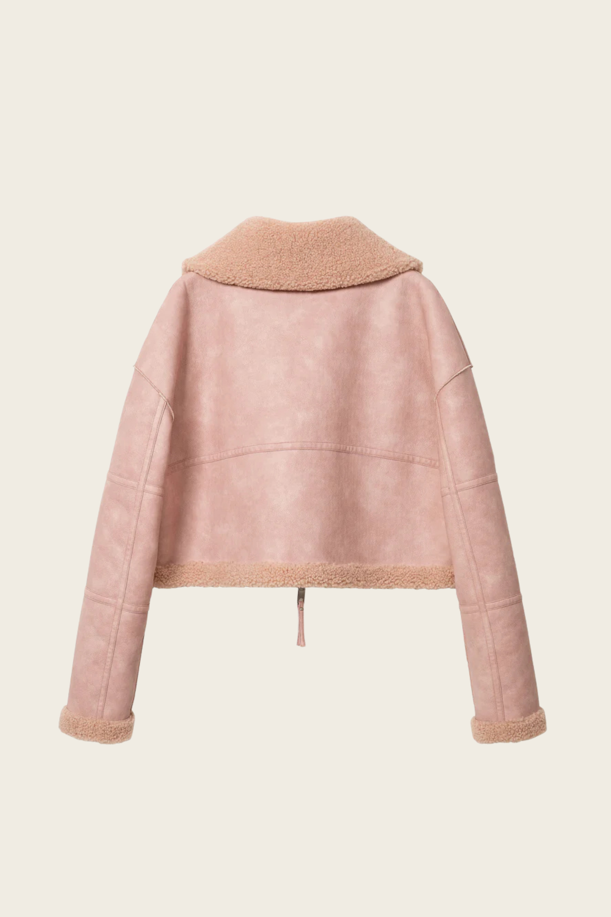 Aviator Cropped Jacket - Jakke