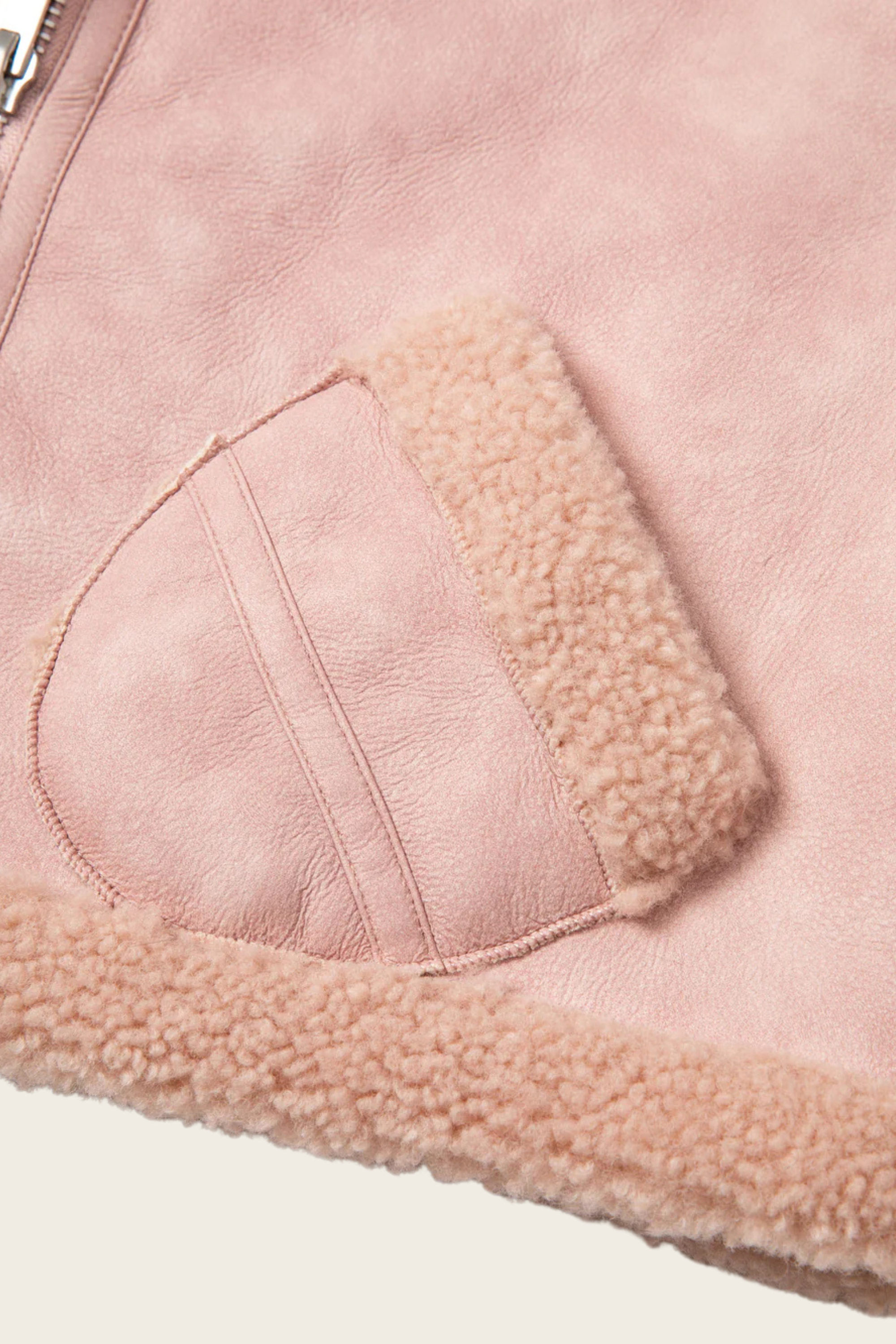 Aviator Cropped Jacket - Jakke