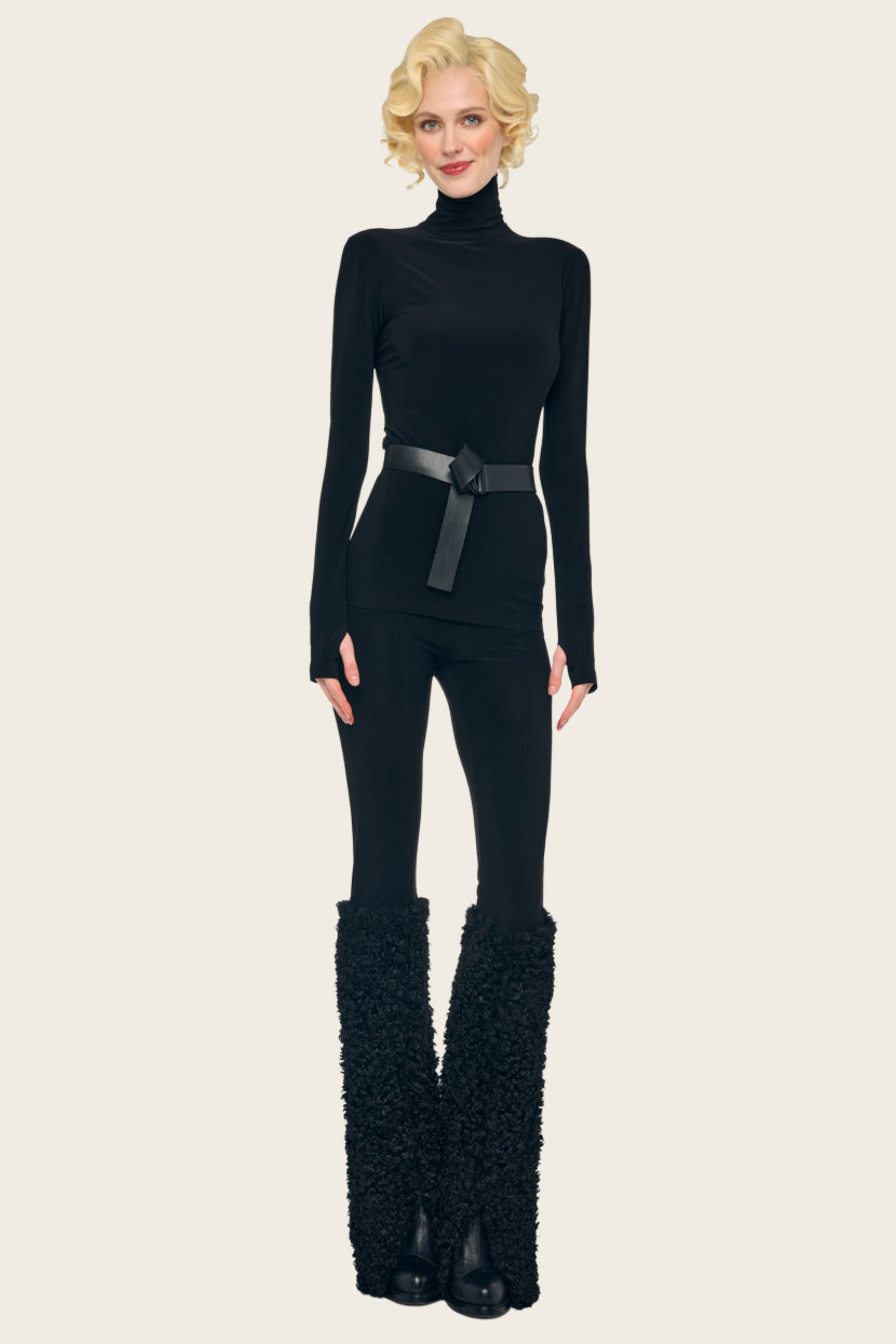 Long Sleeve Turtle Top, Composition: 95% polyester, 5% spandex, Fabric: 4-way stretch Poly Lycra, New Arrivals, FW25, Espace Cannelle