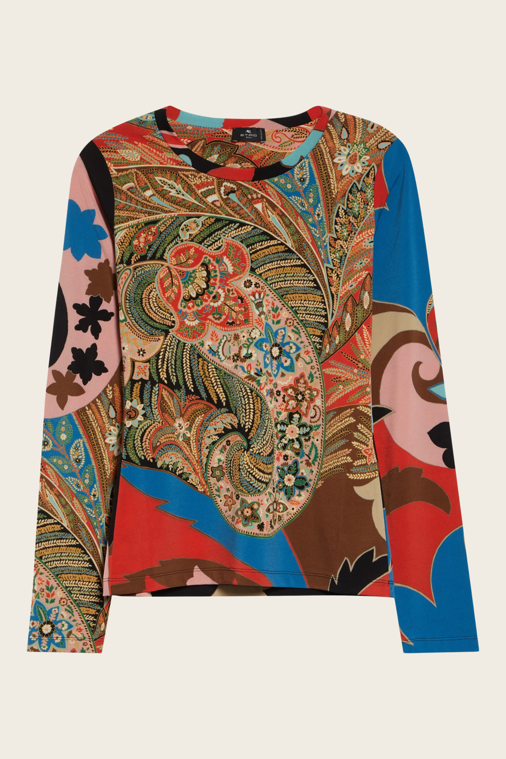 Paisley Long Sleeve Jersey Top - Etro - ESPACE CANNELLE - New Arrivals - SS26