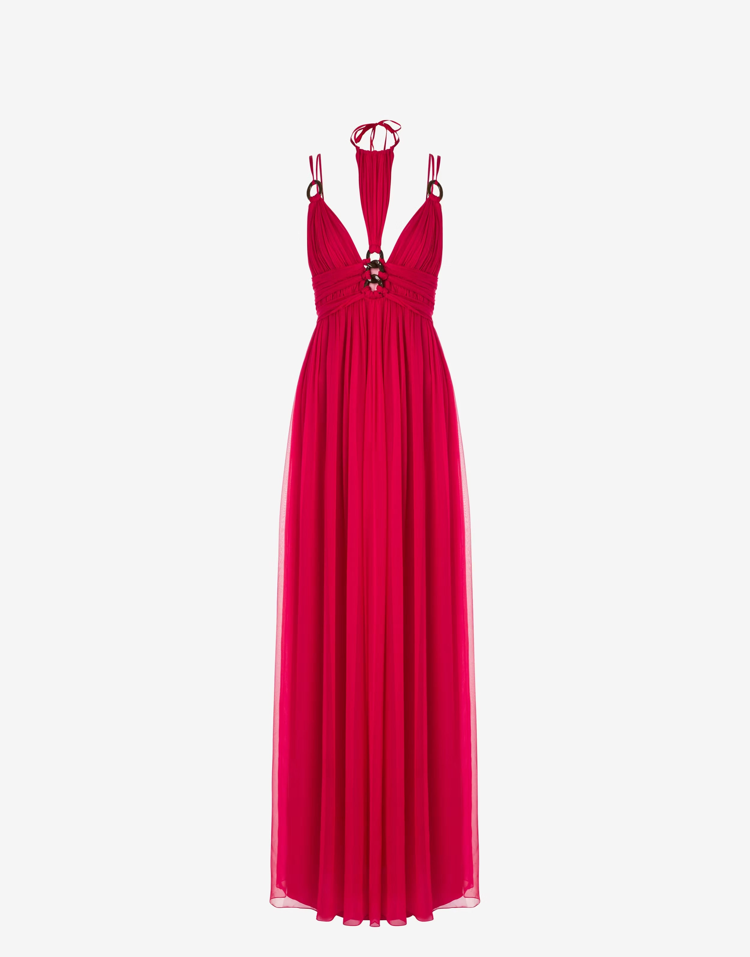 Vestido de chiffon orgânico - Alberta Ferretti