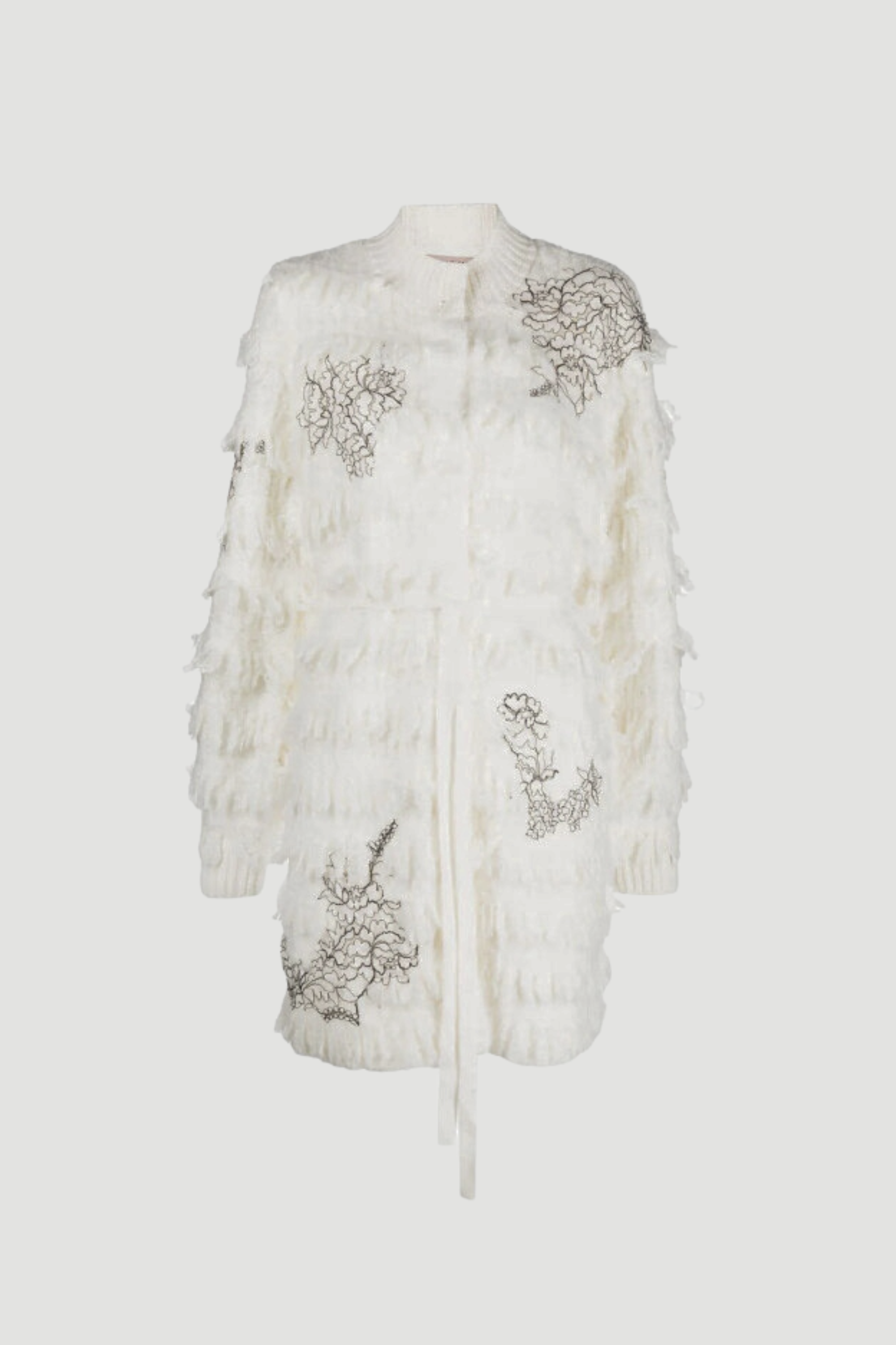 Cardigan with floral lace - Twinset