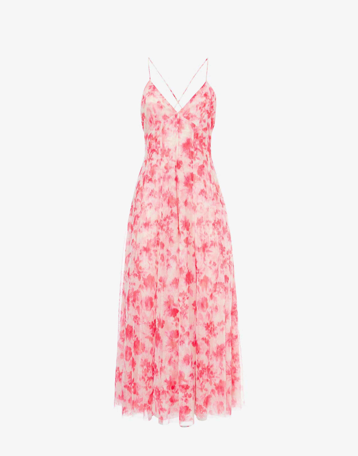 Tulle dress with flower print - PHILOSOPHY