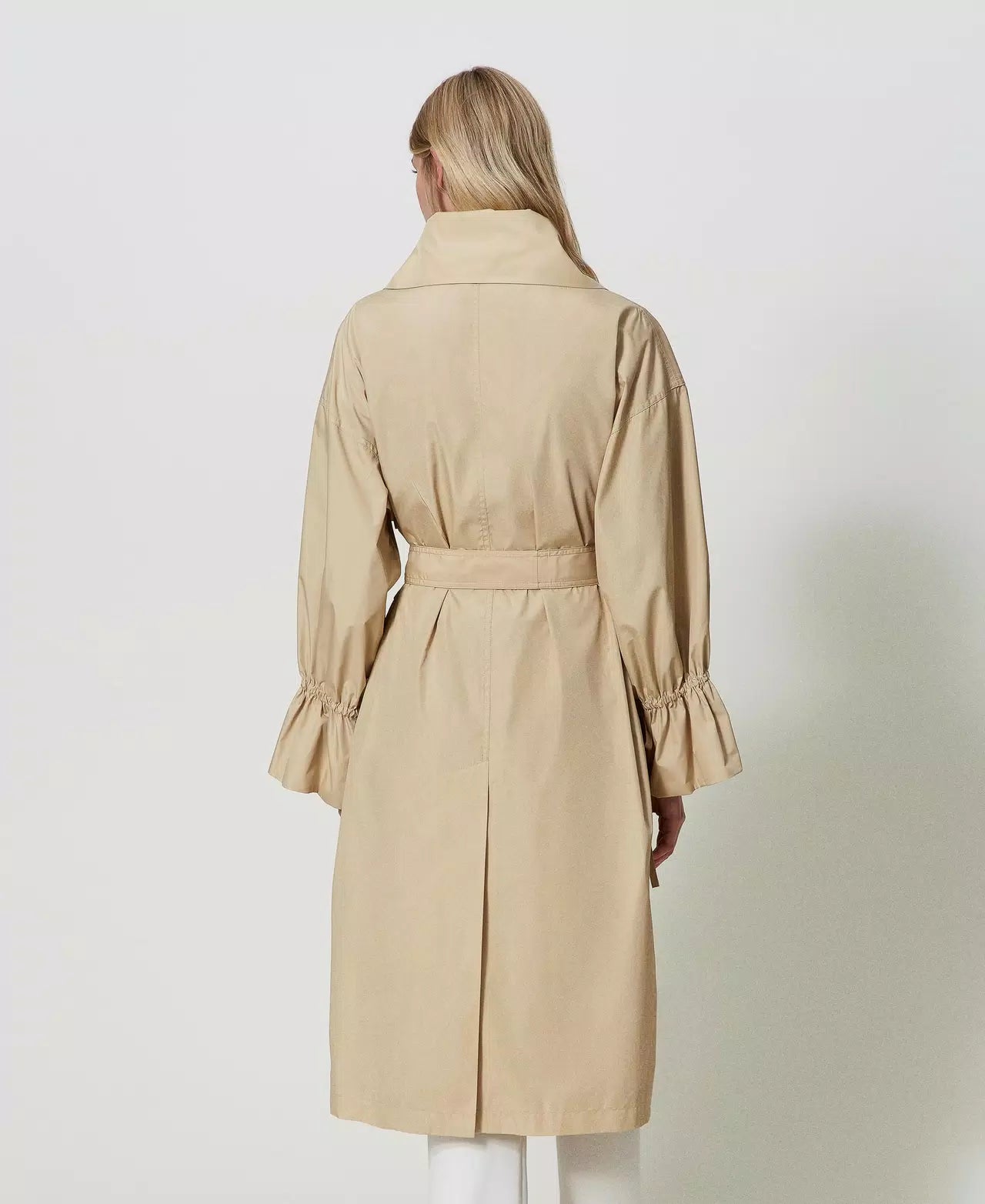 Trench coat com cinto - Twinset