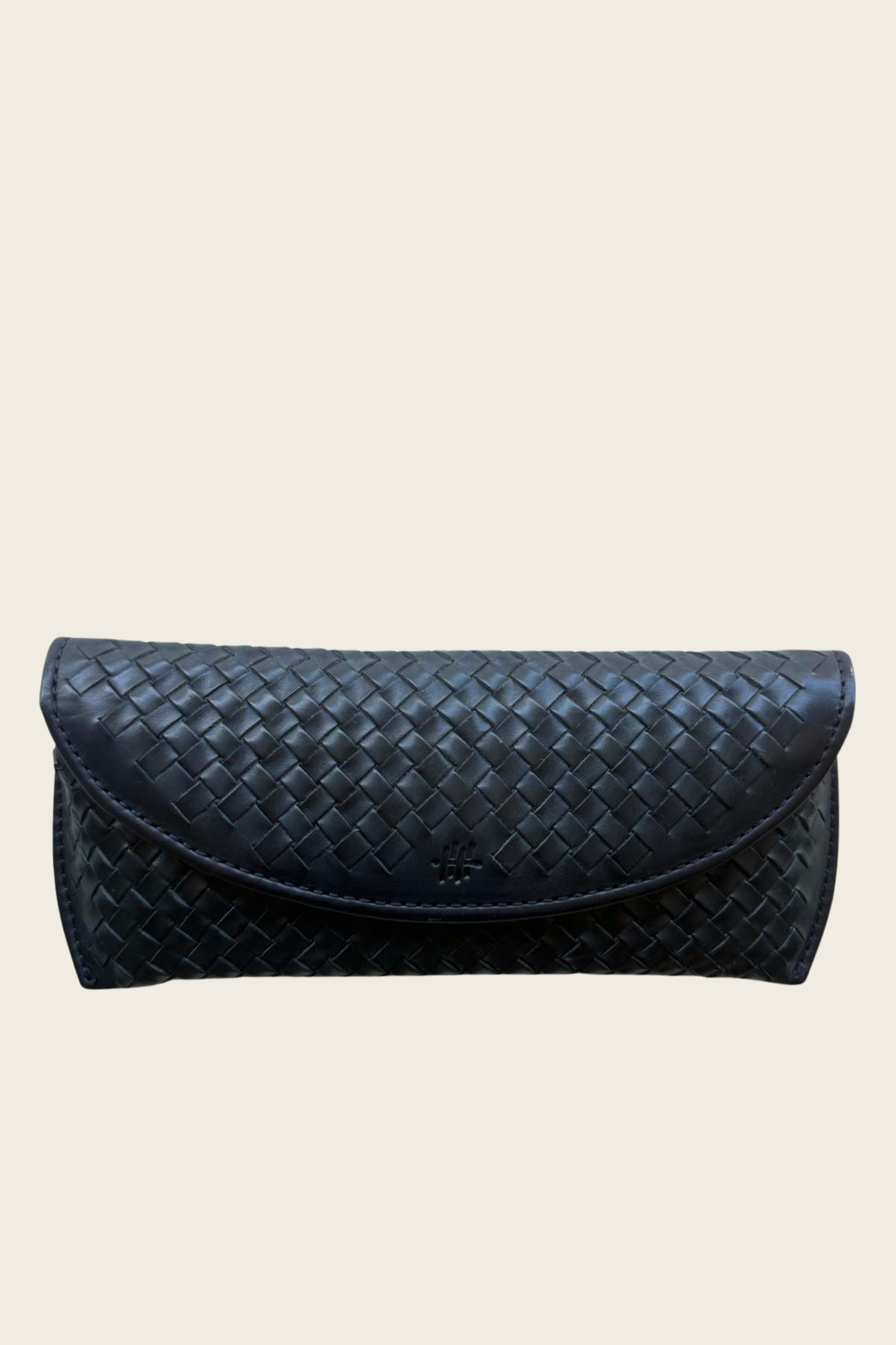 Black Leather Eyeglass Case - Dragon Diffusion