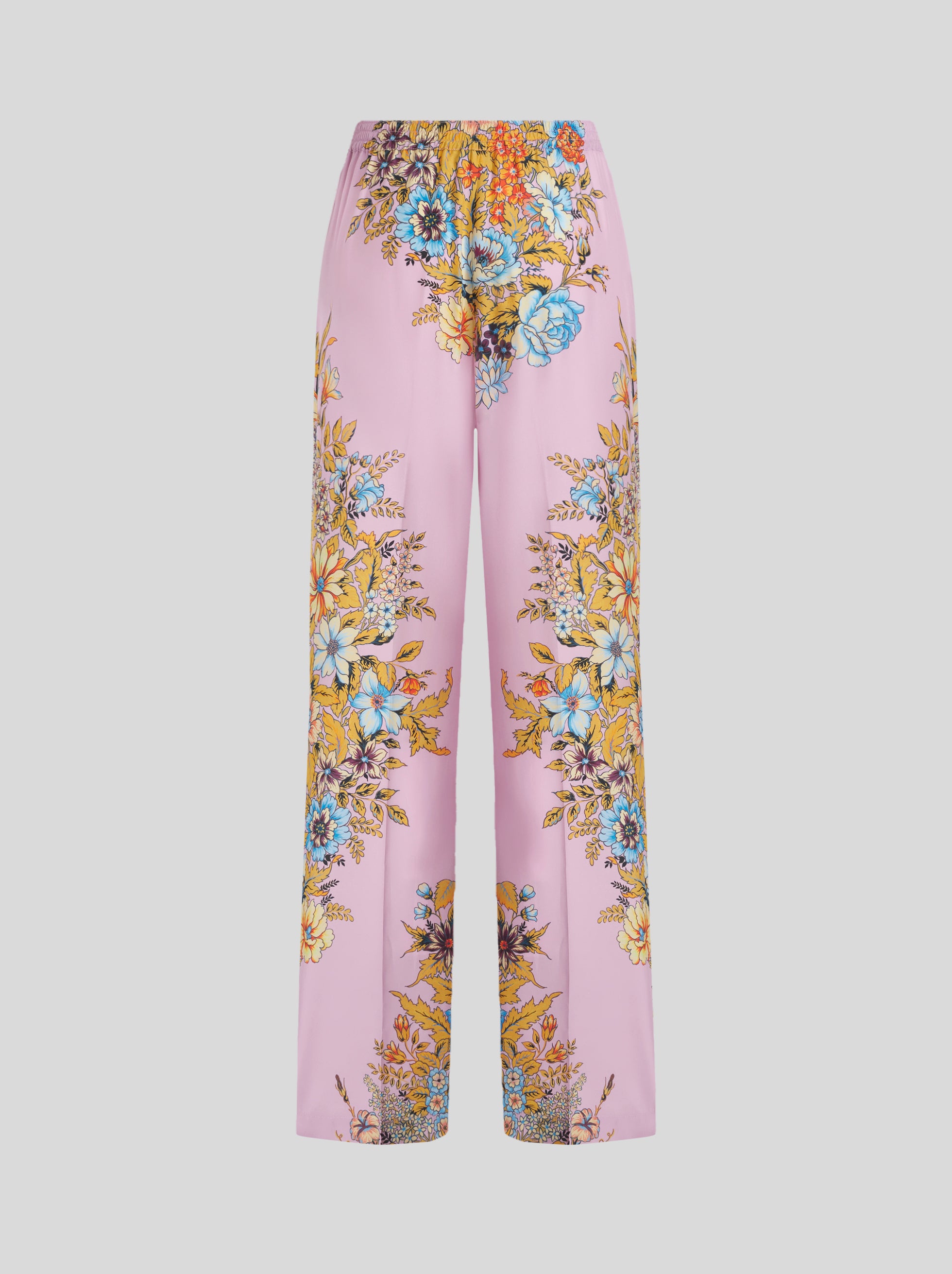 Light Purple Silk Pants - Etro