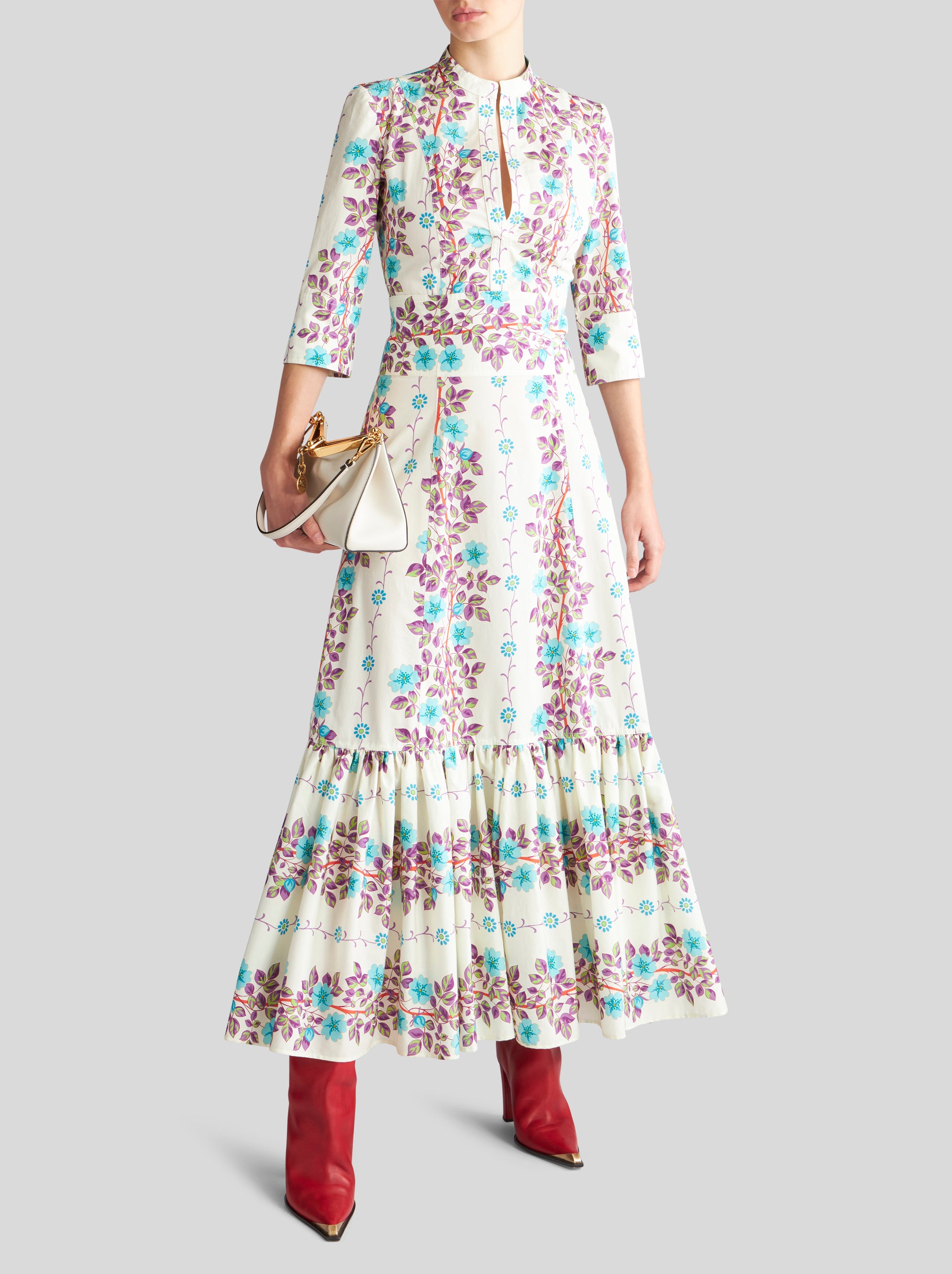 Vestido com estampa floral - Etro