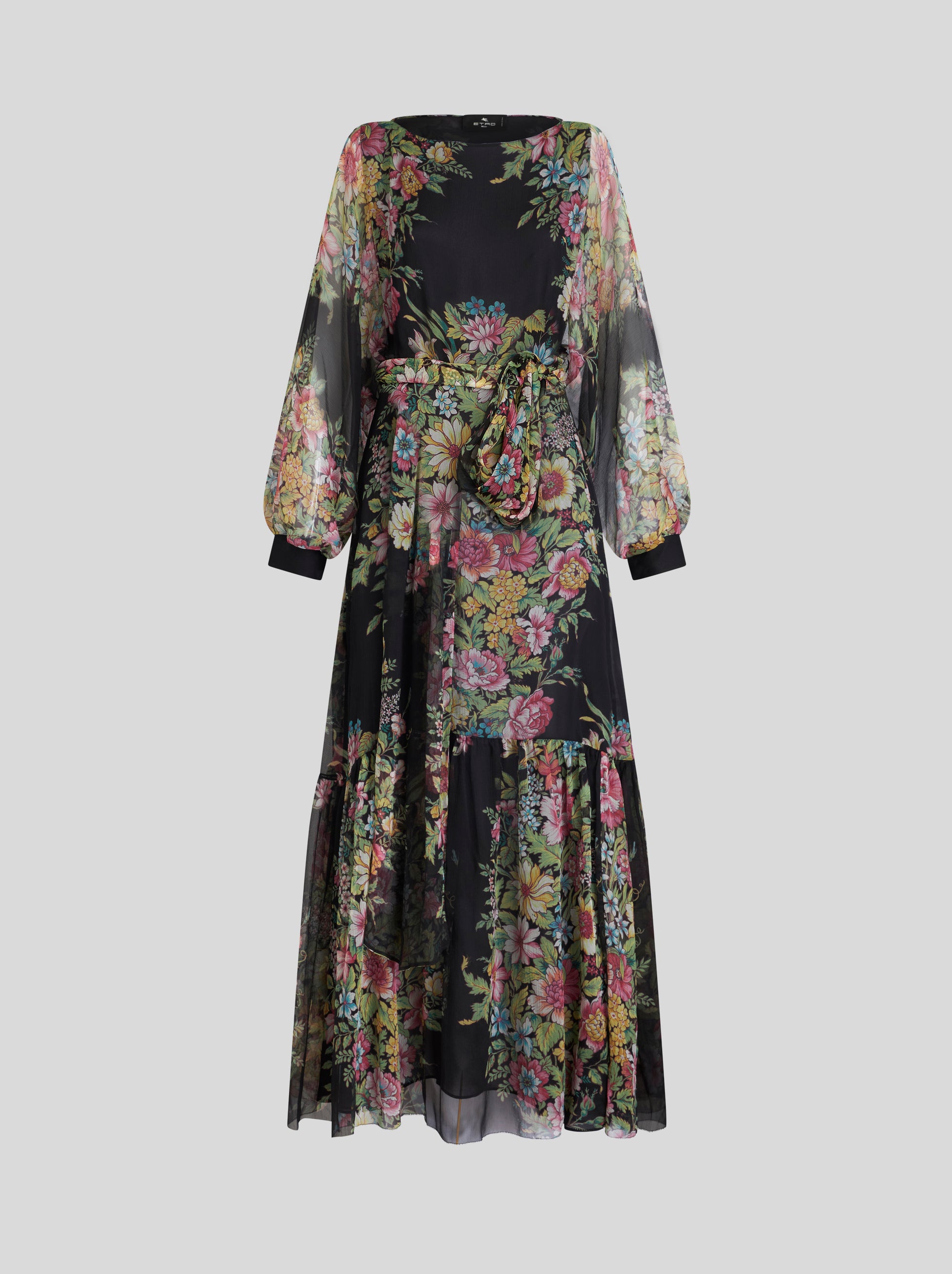 Vestido comprido de seda - Etro