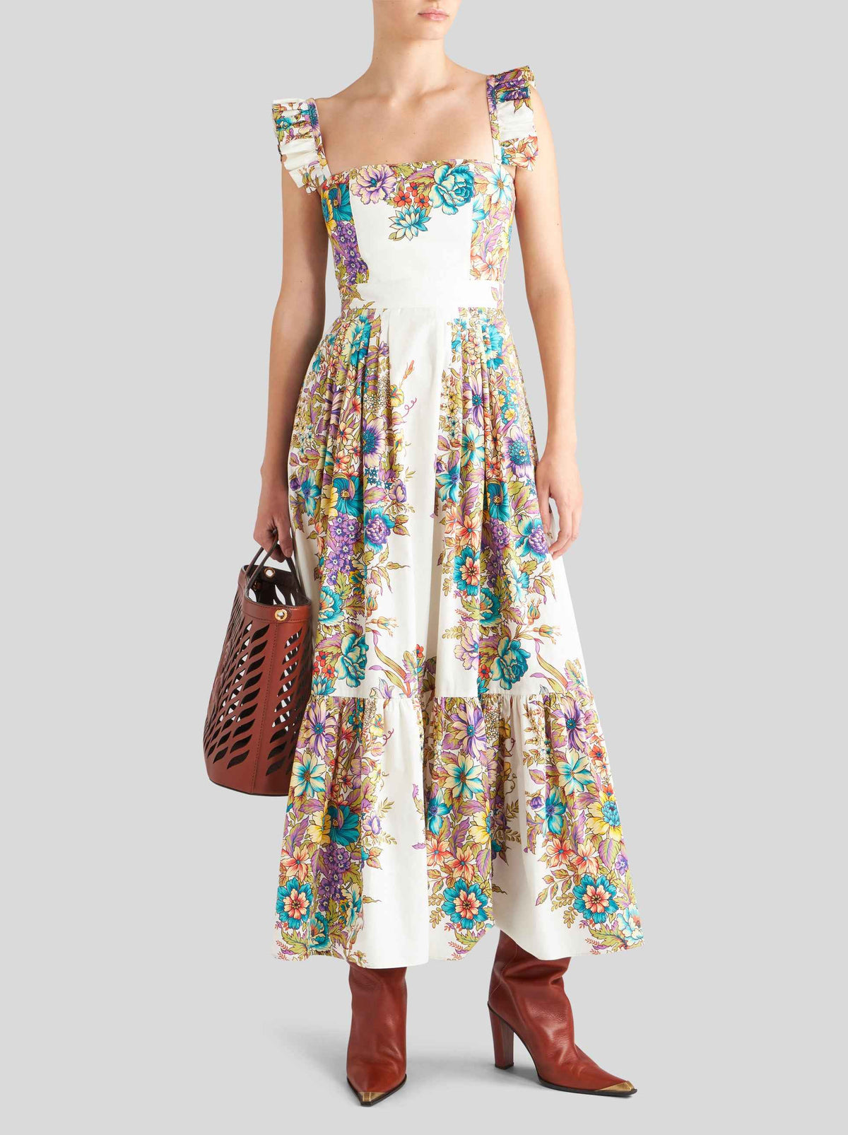 Cotton dress with print - Etro