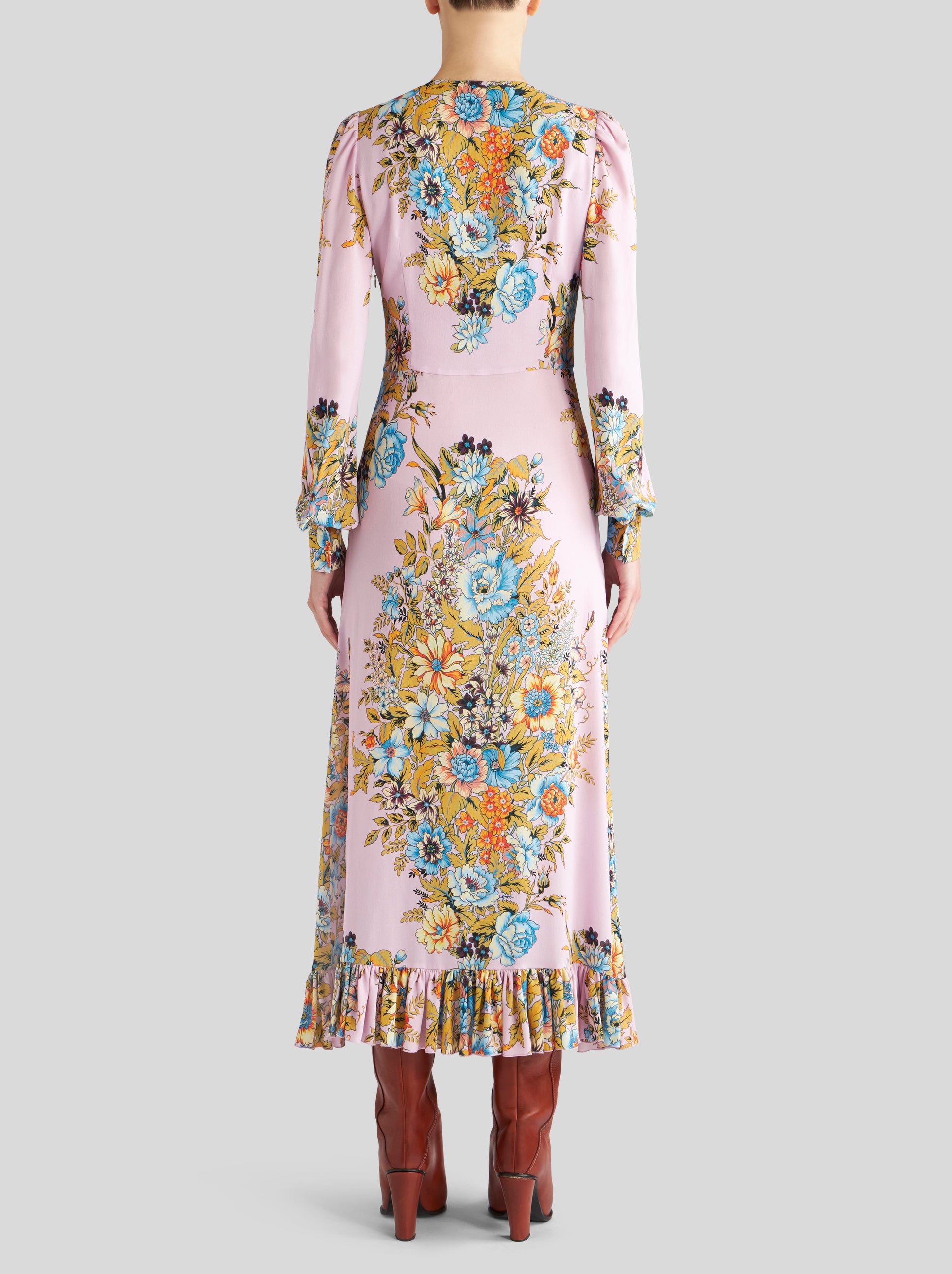 Vestido  com estampa floral - Etro