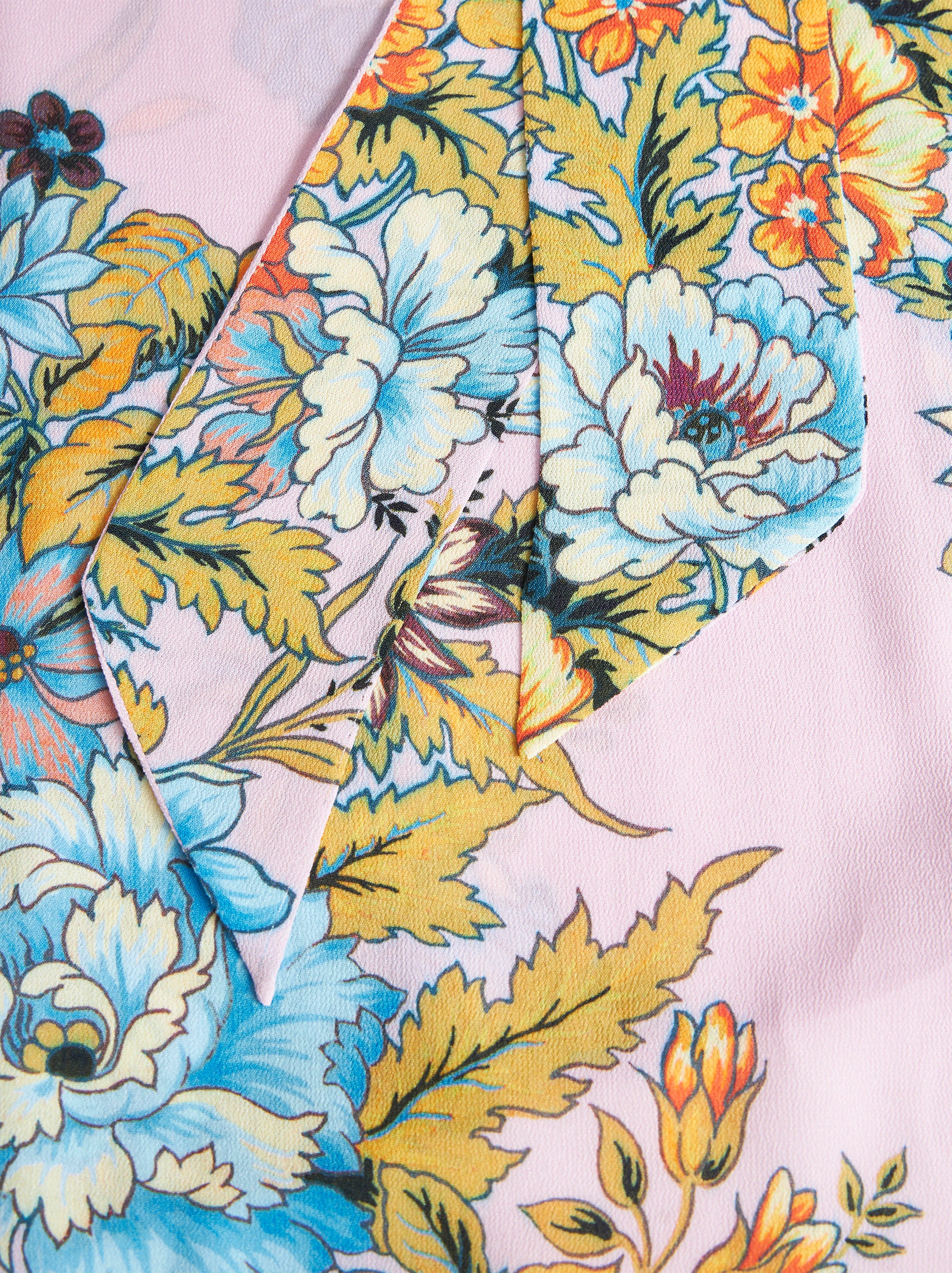 Floral-print self-tie shirt - Etro