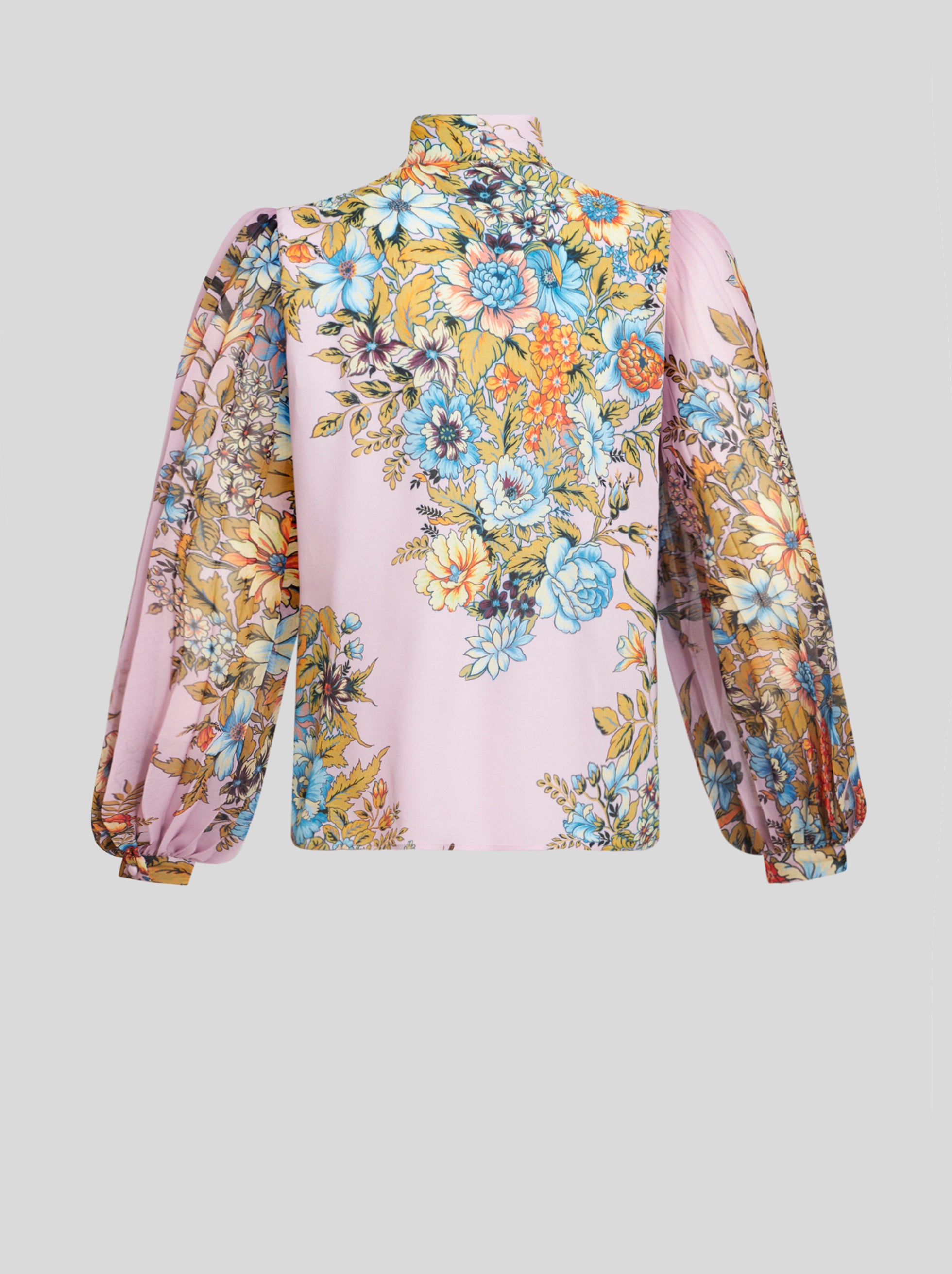 Floral-print self-tie shirt - Etro