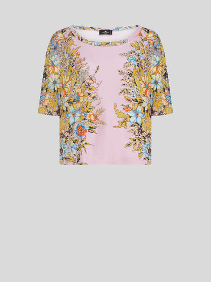 T-shirt Bouquet Print - Etro