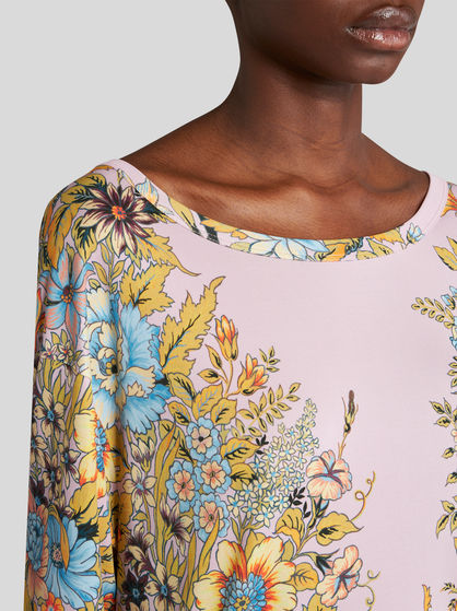 T-shirt com estampa bouquet - Etro