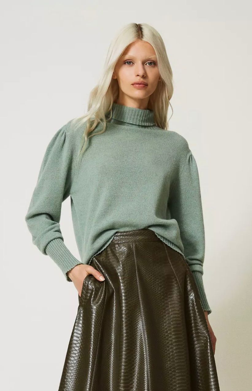 Cashmere turtleneck jumper - Twinset
