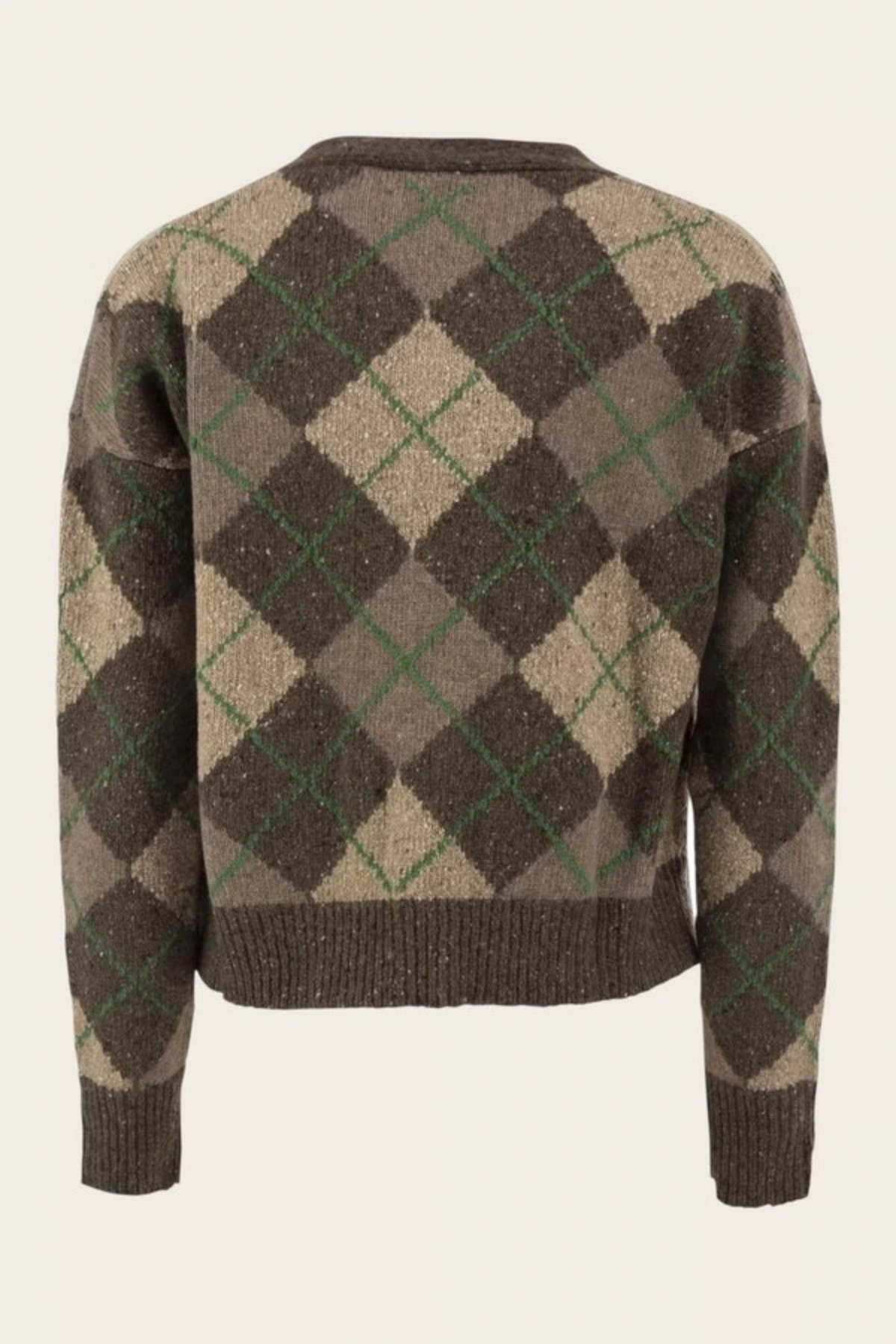 Argyle-knit cardigan - Max Mara