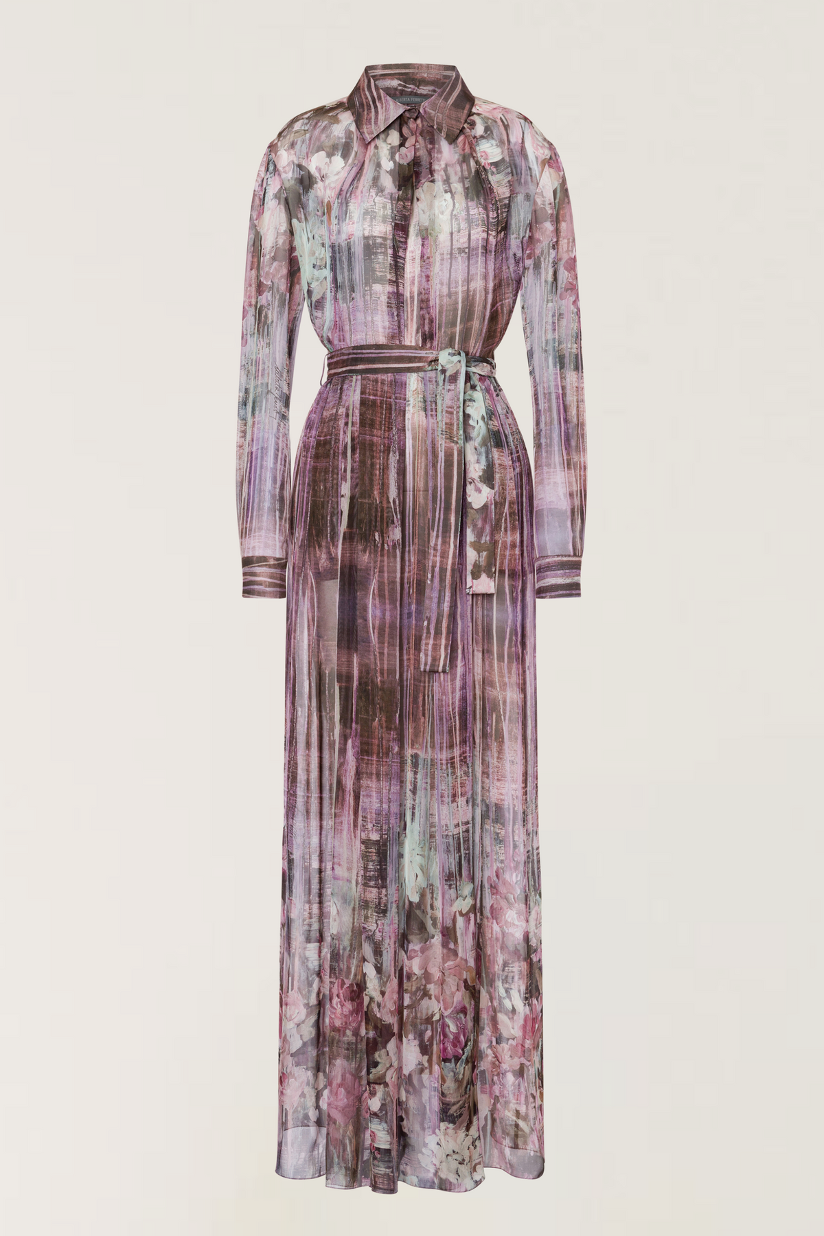 Dripping Roses silk dress - Alberta Ferretti - ESPACE CANNELLE