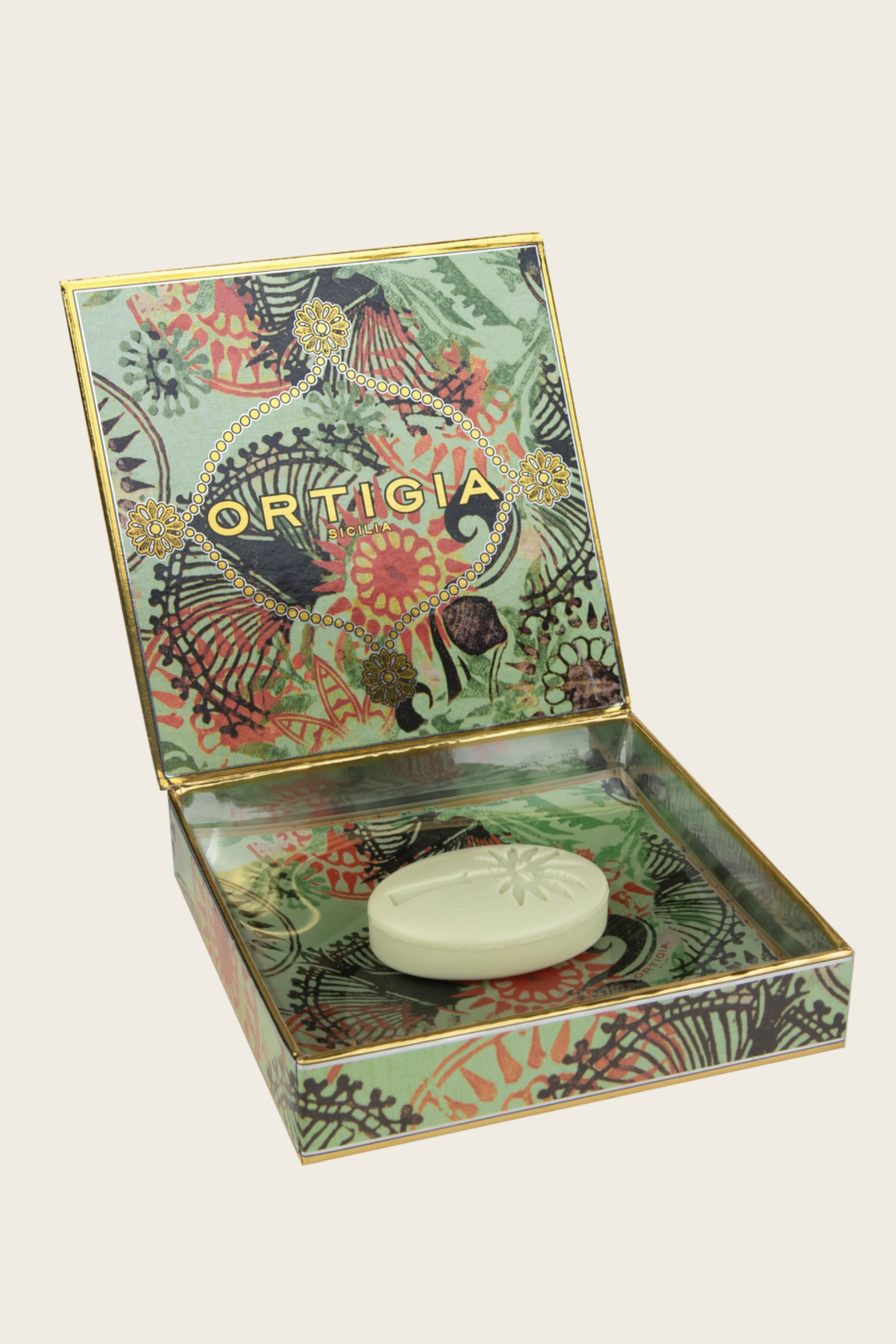 Fico d'India Glass Plate & Soap - Ortigia Sicilia - ESPACE CANNELLE