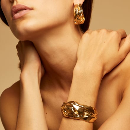 Compression bracelet gold - Gas Bijoux