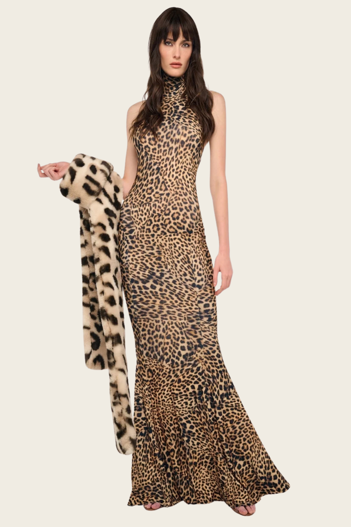 Halter Turtle Fishtail Gown - Norma Kamali - ESPACE CANNELLE