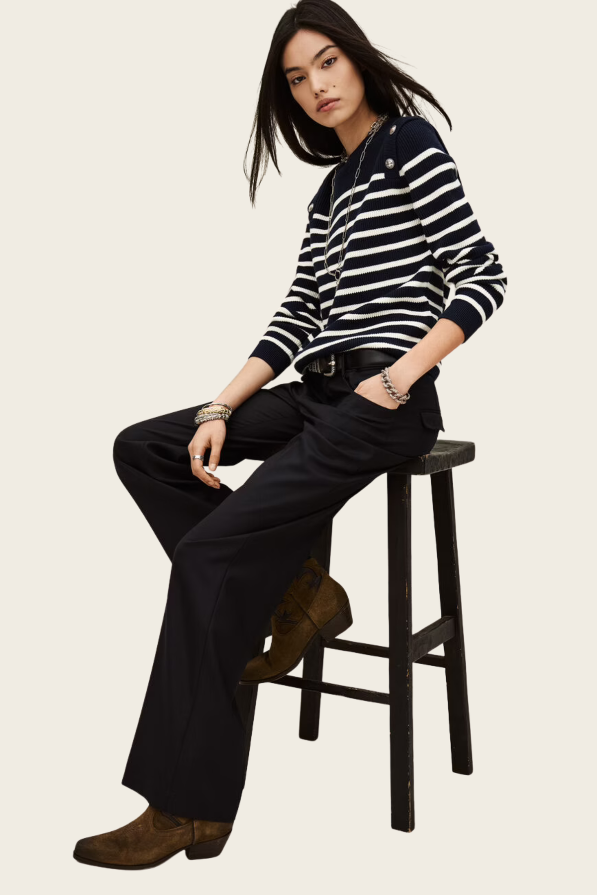 Nives Trousers - Ba&Sh - ESPACE CANNELLE