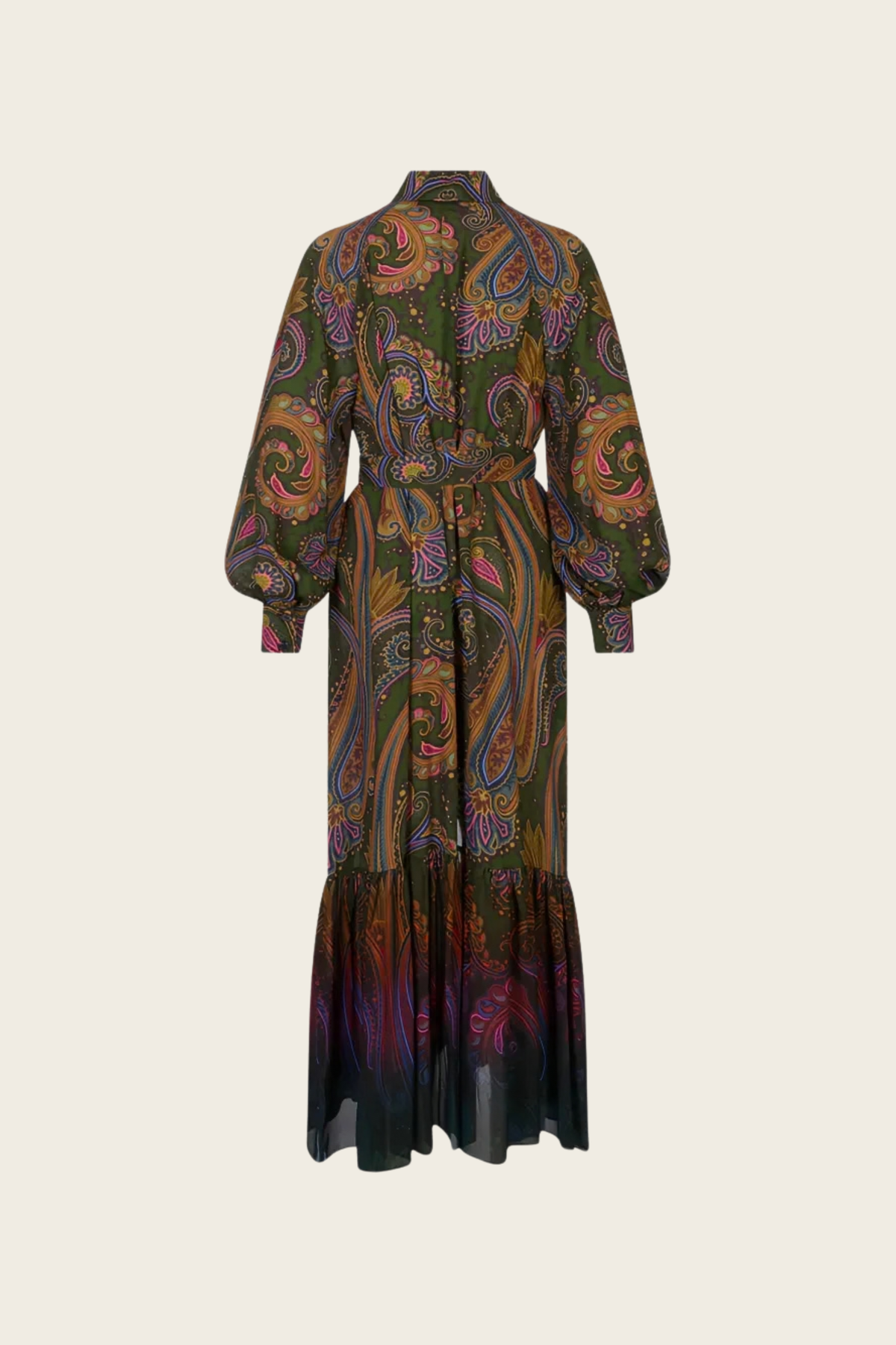 Paisley Print Belted Dress - Etro - ESPACE CANNELLE
