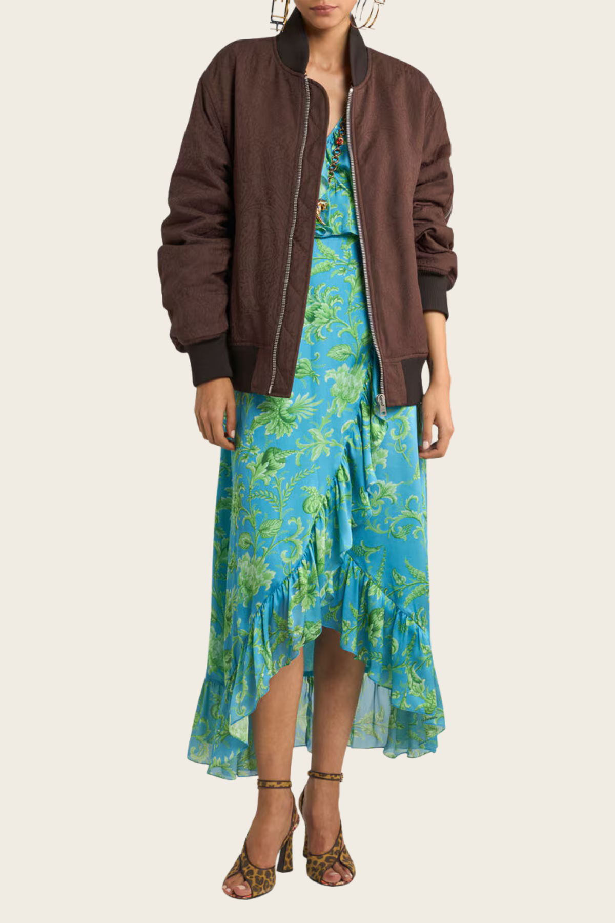 Peau D'ange Long Wrap Dress - Etro - ESPACE CANNELLE