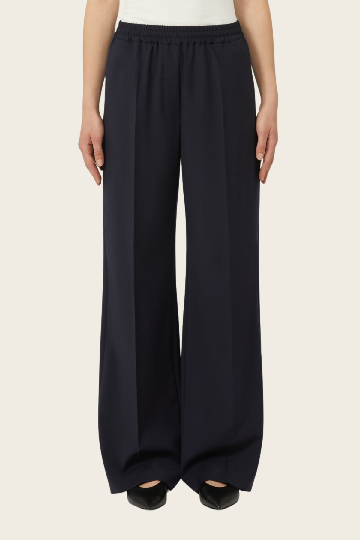 Pure woollen cloth trousers - MaxMara - ESPACE CANNELLE