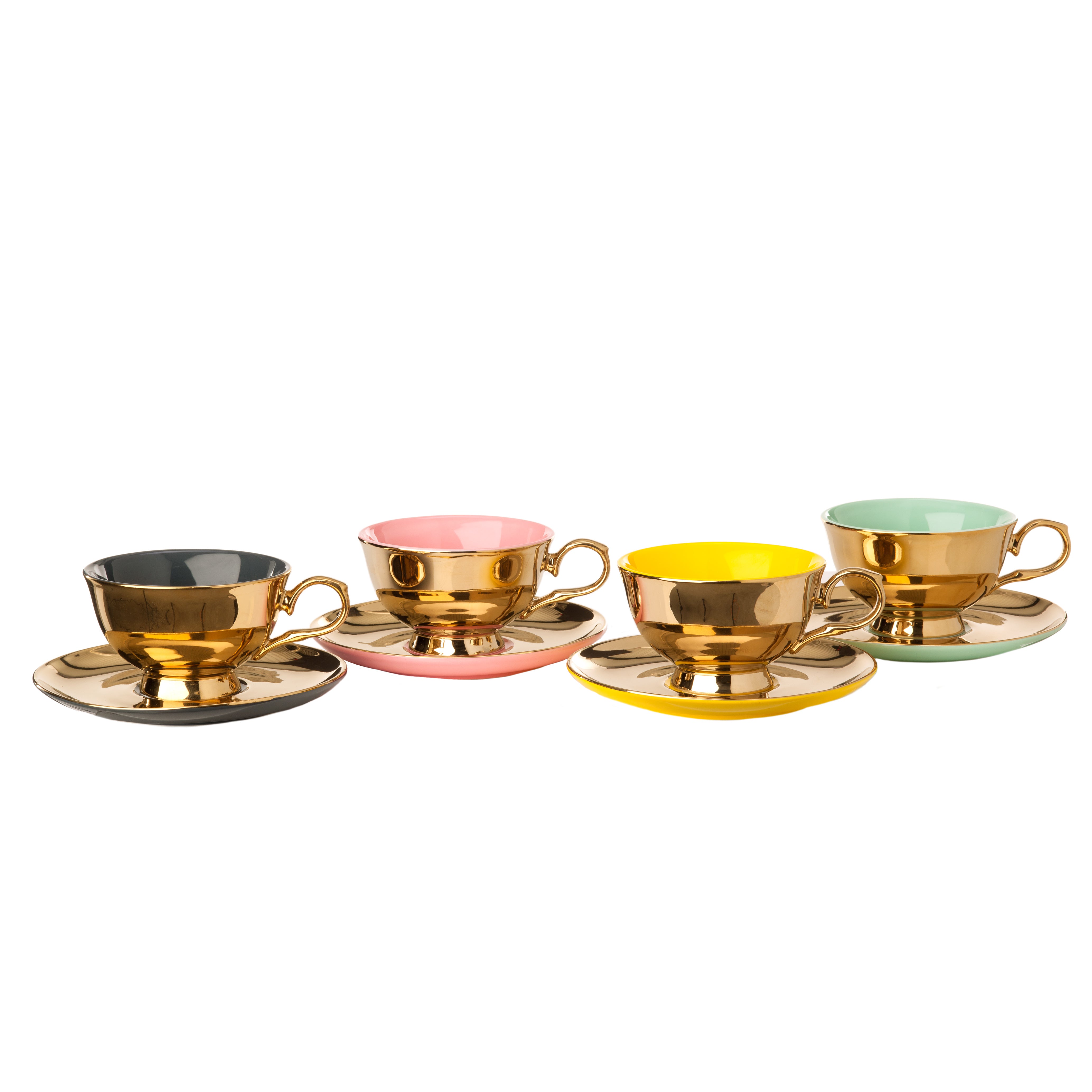 Pols Potten Legacy Gold Tea Set - Set of 4 (5154133049479)