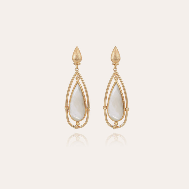 Serti Cage Earrings PM - Gas Bijoux