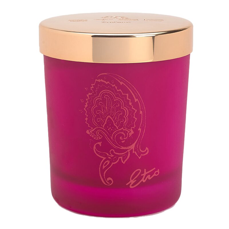 Afrodite Round Candle by Etro composed of glass and wax, notes; Jasmine, floral heart, fresh, Made in Italy, New Arrivals Espace Cannelle