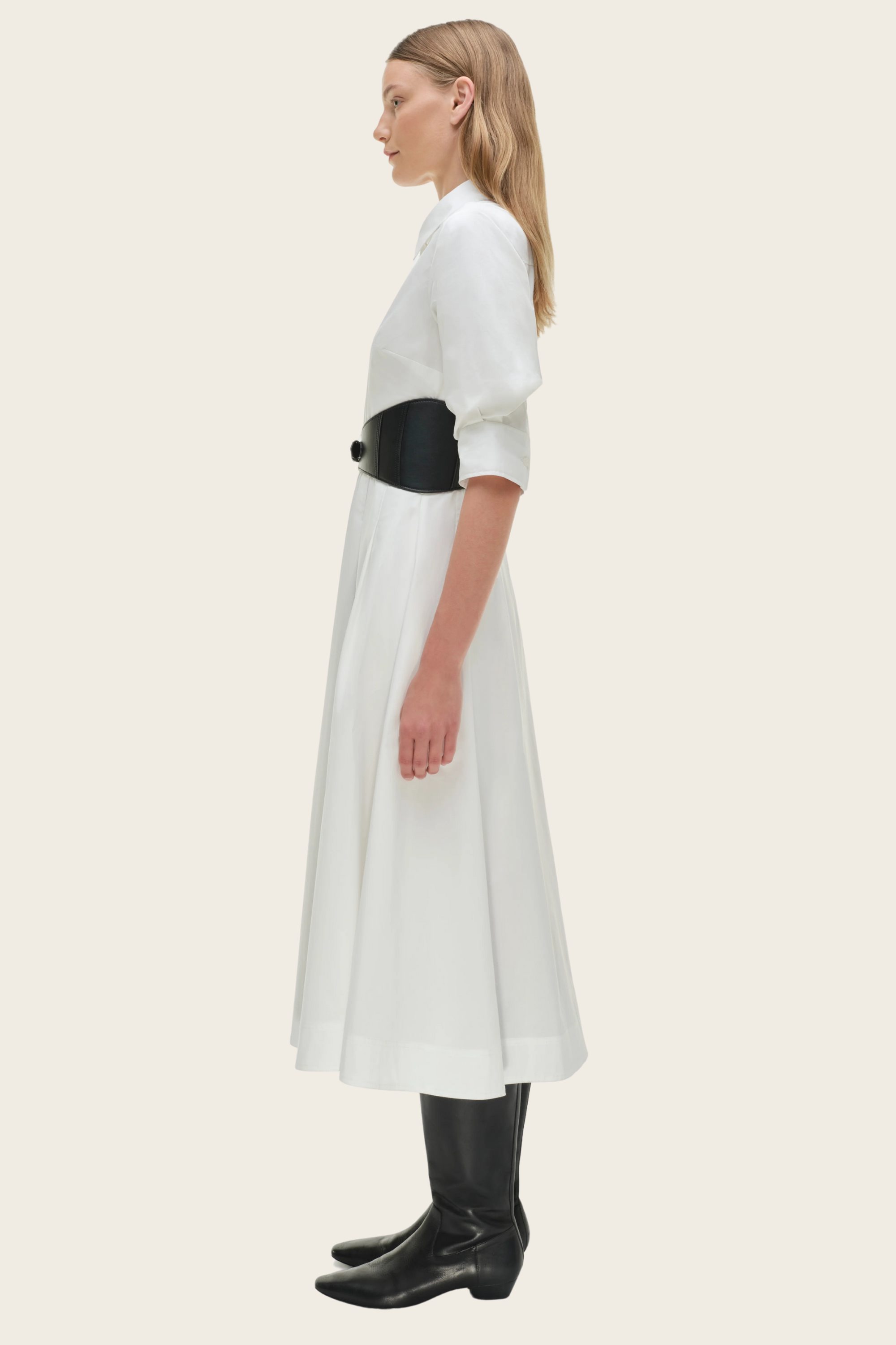 Olson Belted Cotton Midi Dress - Simkhai