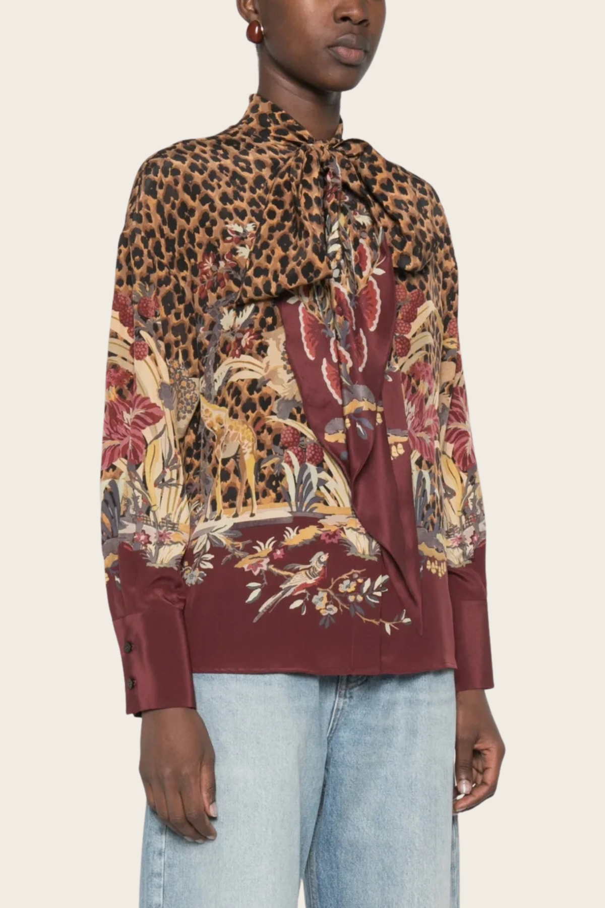 Leopard-Print Silk Shirt - Etro