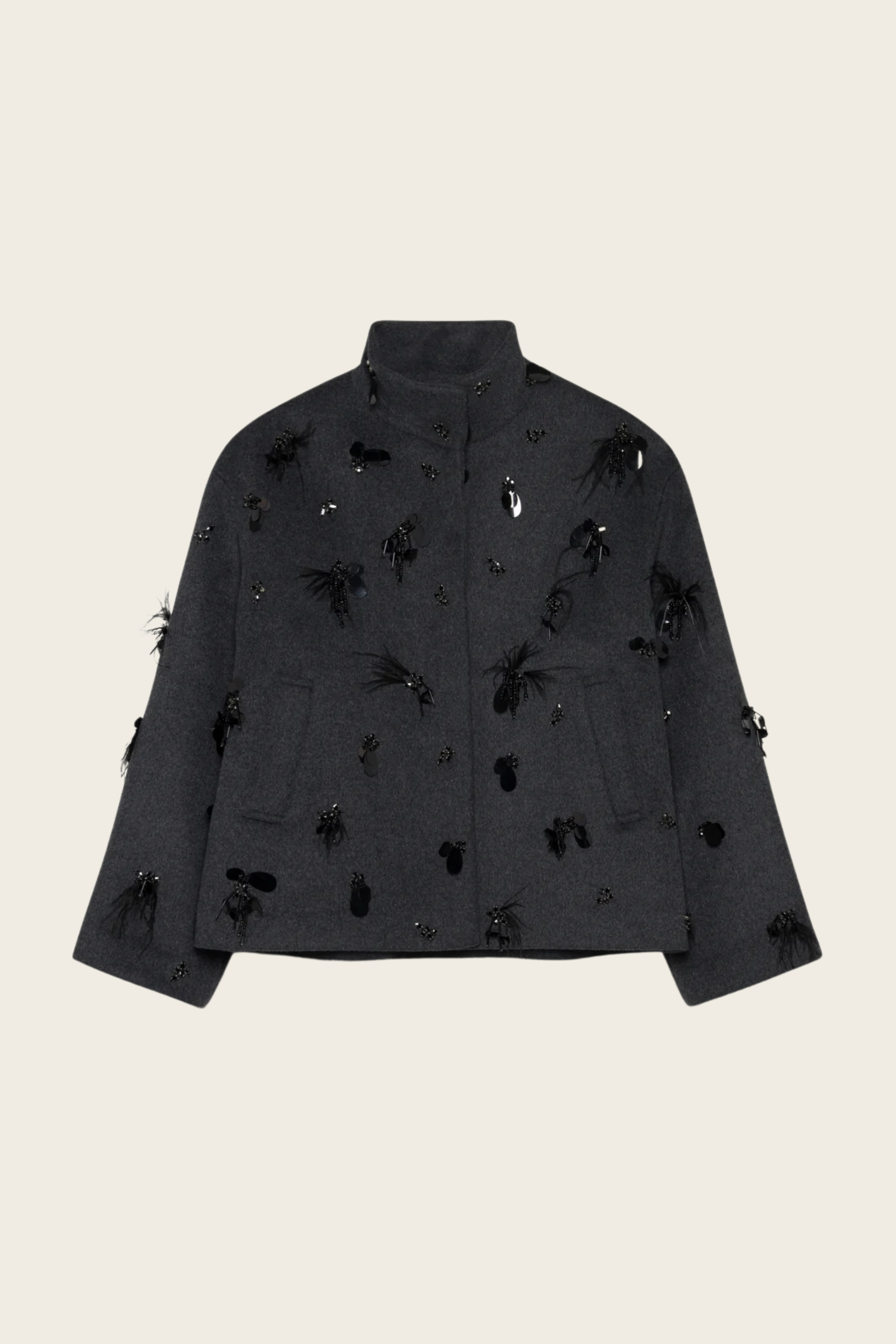 Siena Embellished Wool Jacket - Simkhai