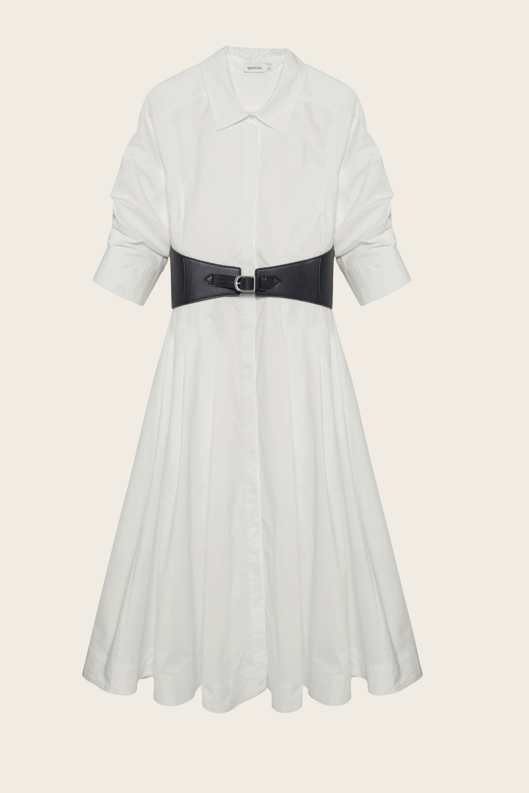 Olson Belted Cotton Midi Dress - Simkhai