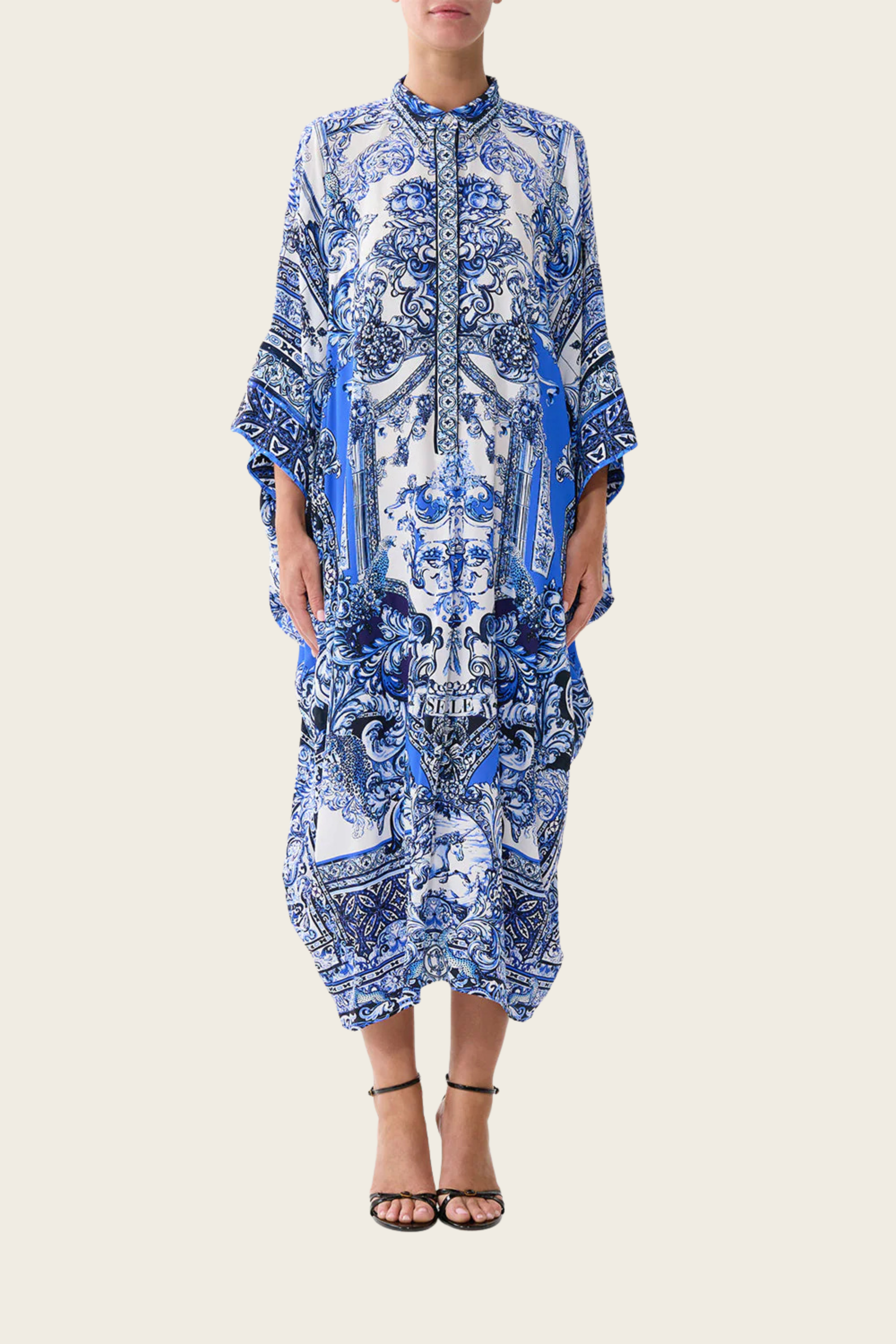 Batwing Kaftan - A Tiled Wonderland - Camilla