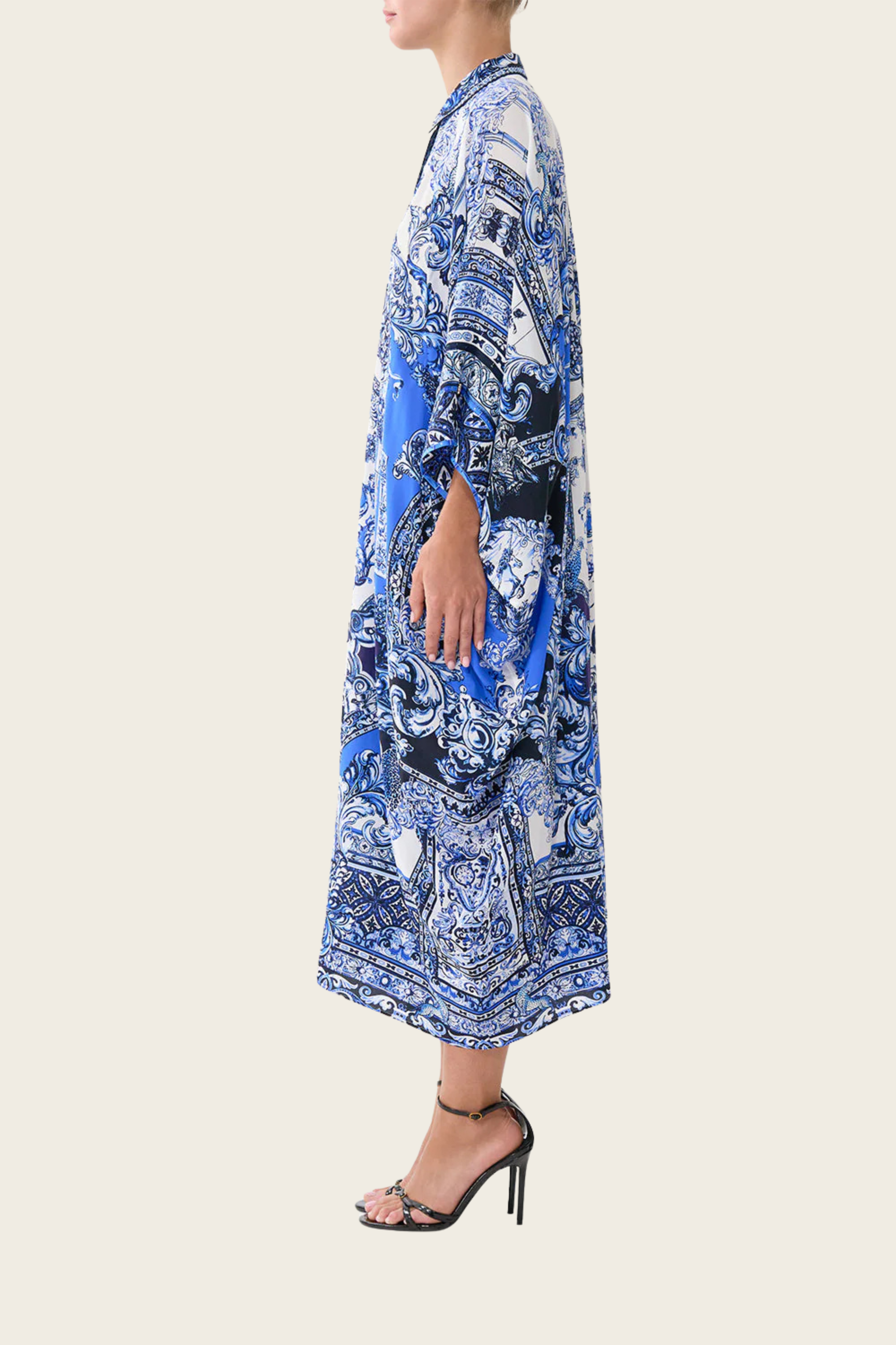 Batwing Kaftan - A Tiled Wonderland - Camilla