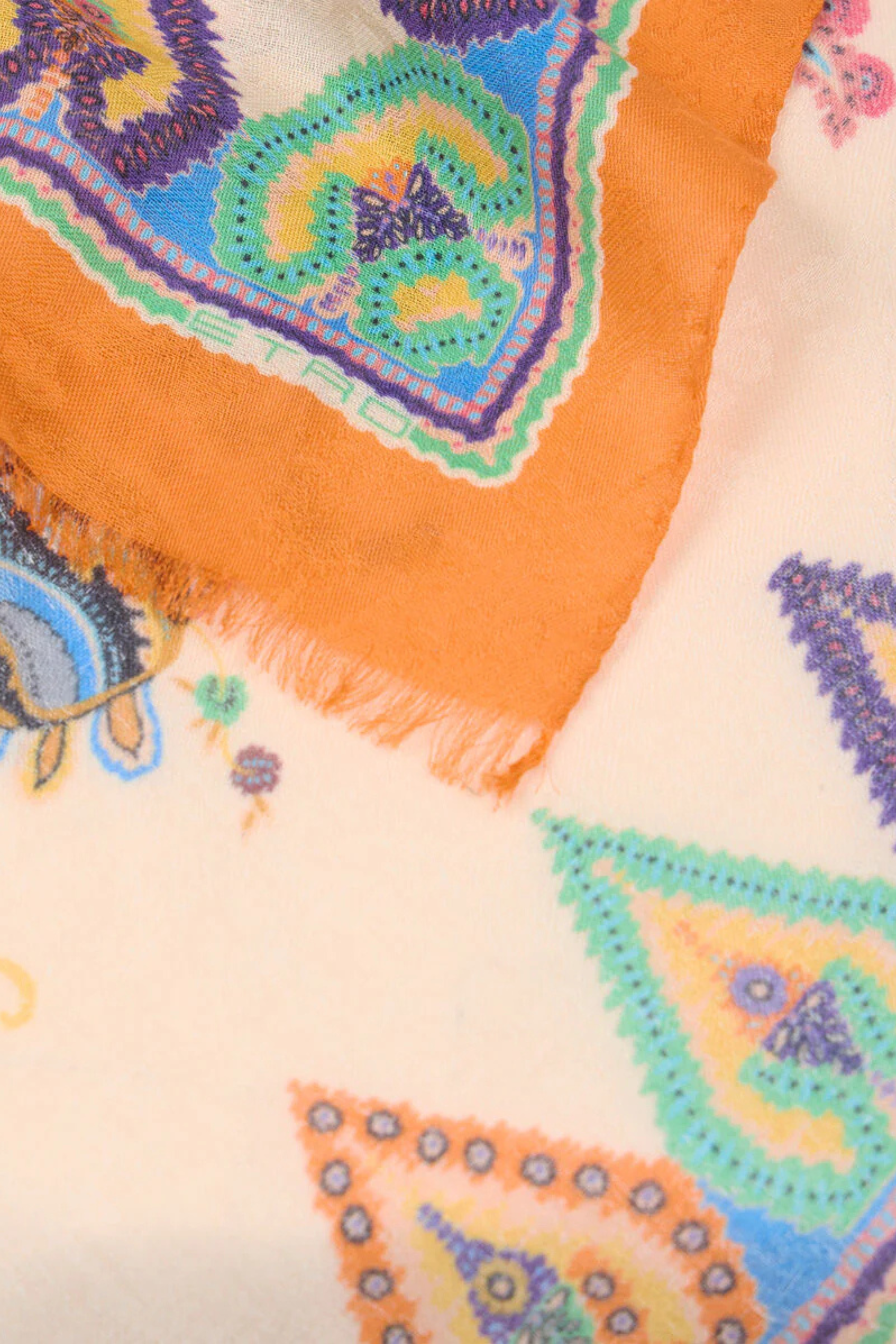 Cotton-Blend Jacquard Scarf With Floral Paisley Motif - Etro Accessories