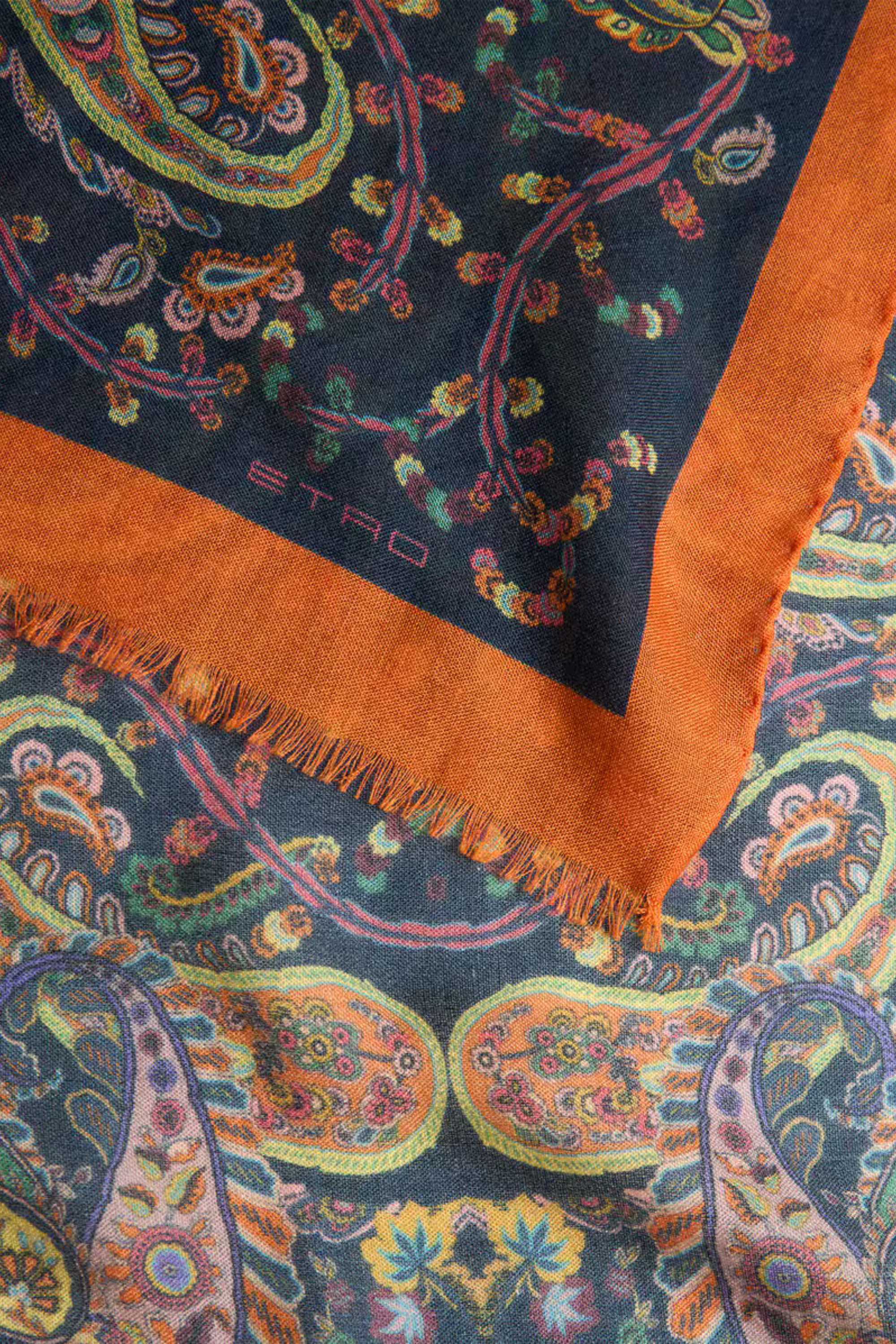 Floral Paisley Cashmere - Blend Scarf - Etro Accessories