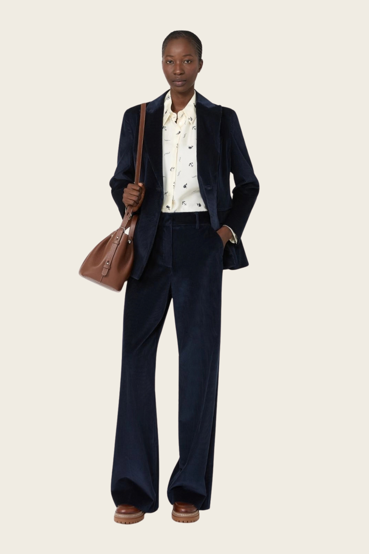 Corduroy Velvet Blazer - Max Mara