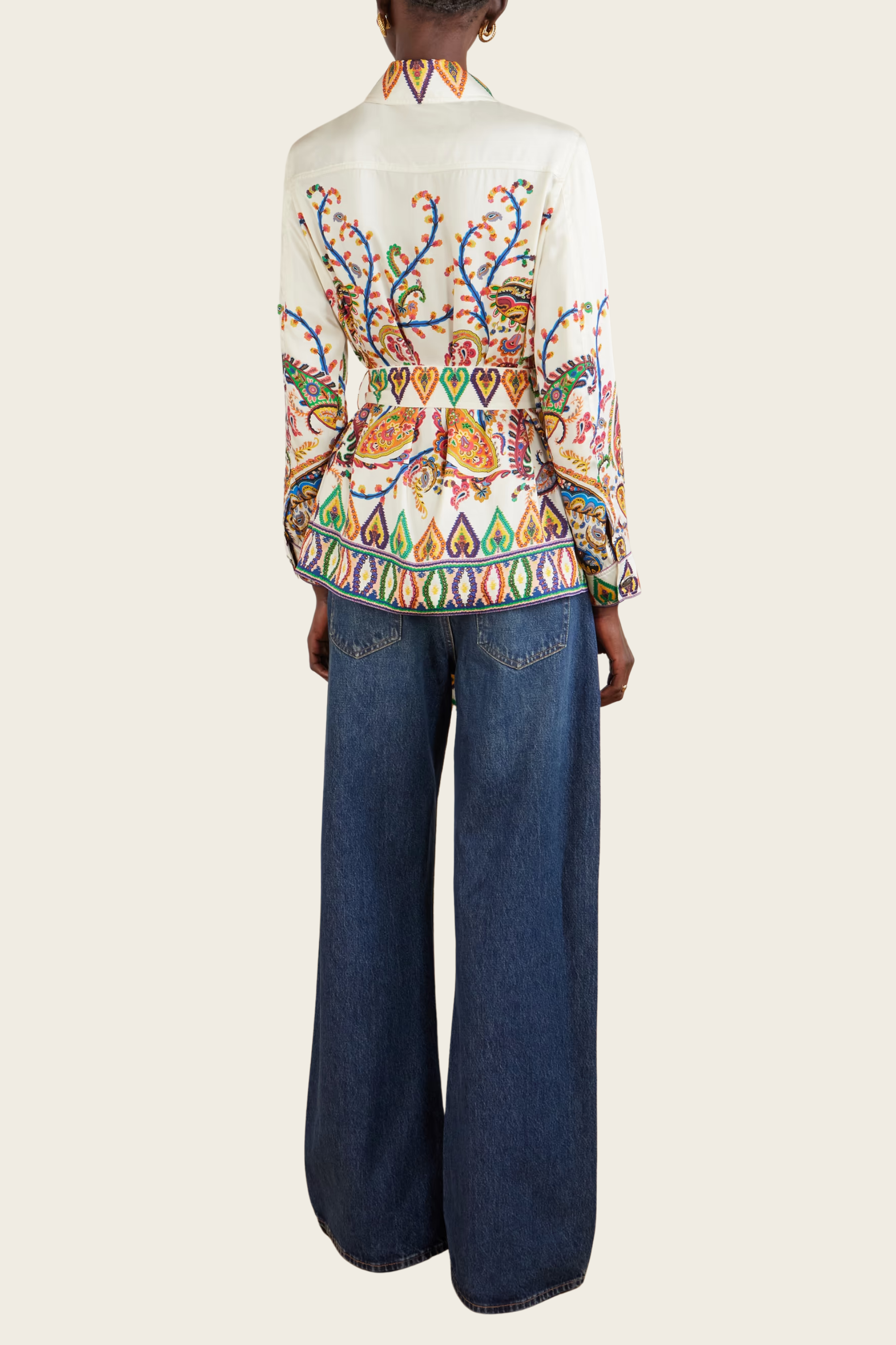 Safari belted paisley-print jacket - Etro