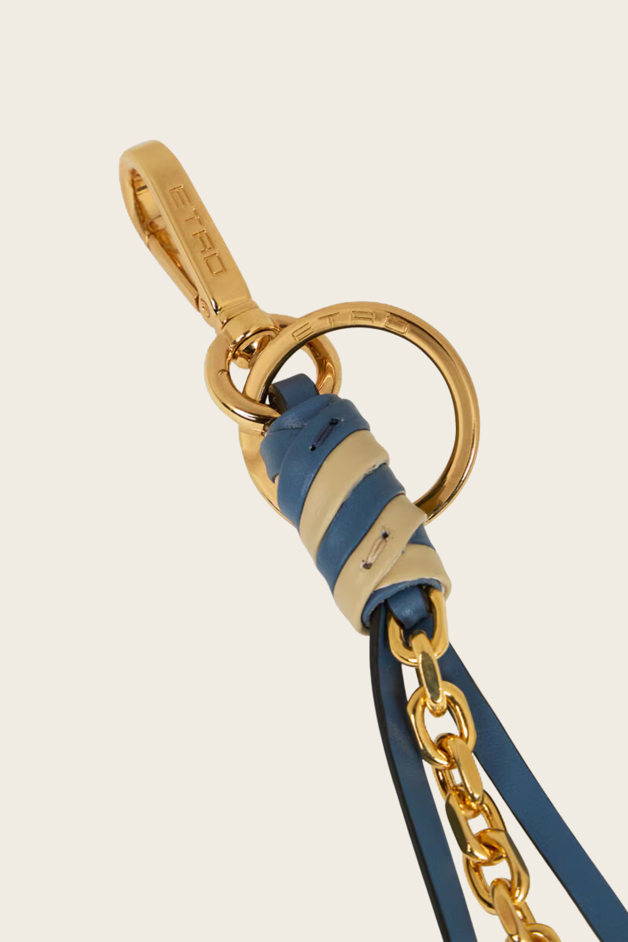 Leather Charm with Chain Pegaso Coin - Etro Accessories