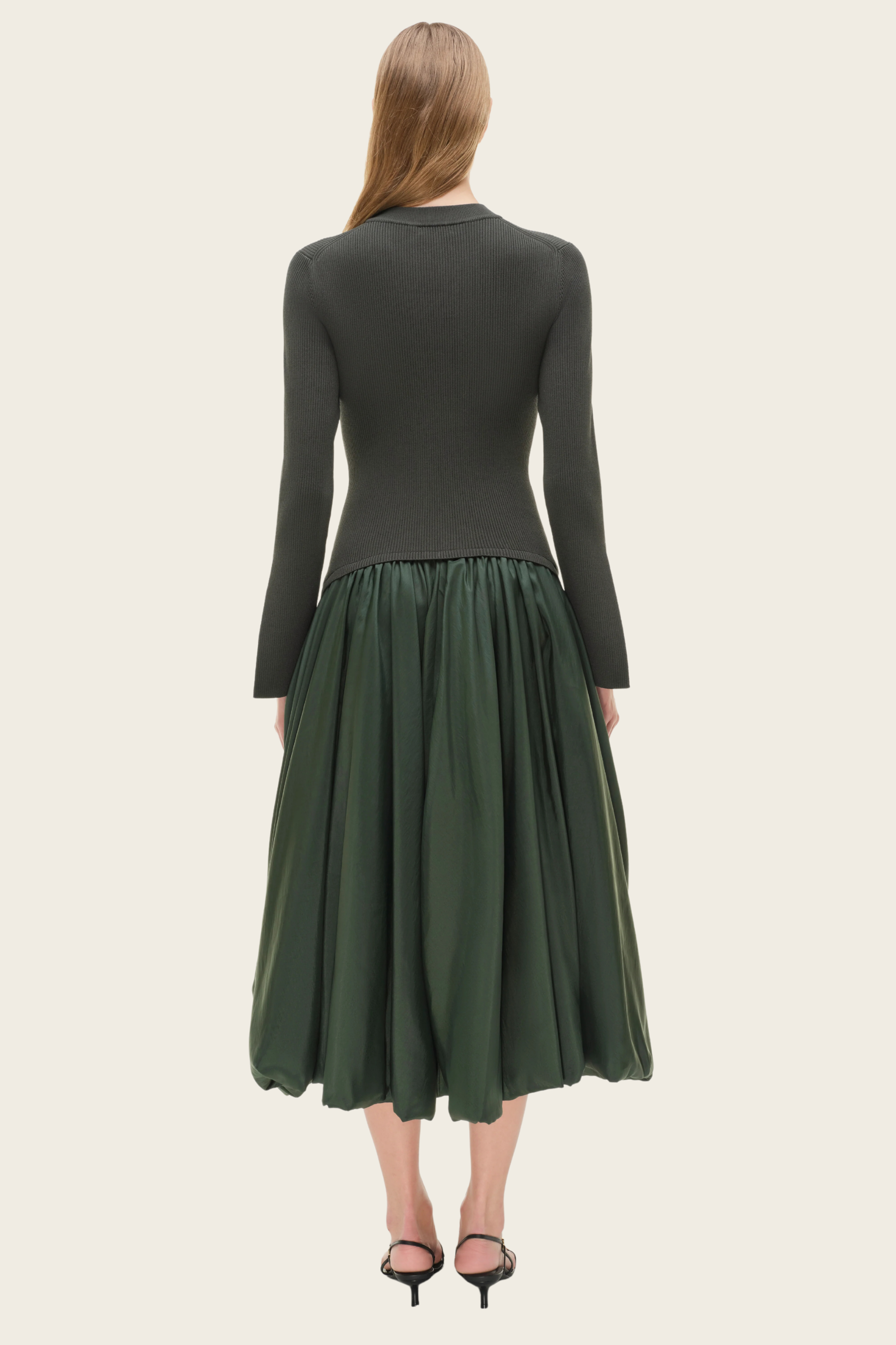 Kenlie Taffeta Knit Midi Dress - Simkhai