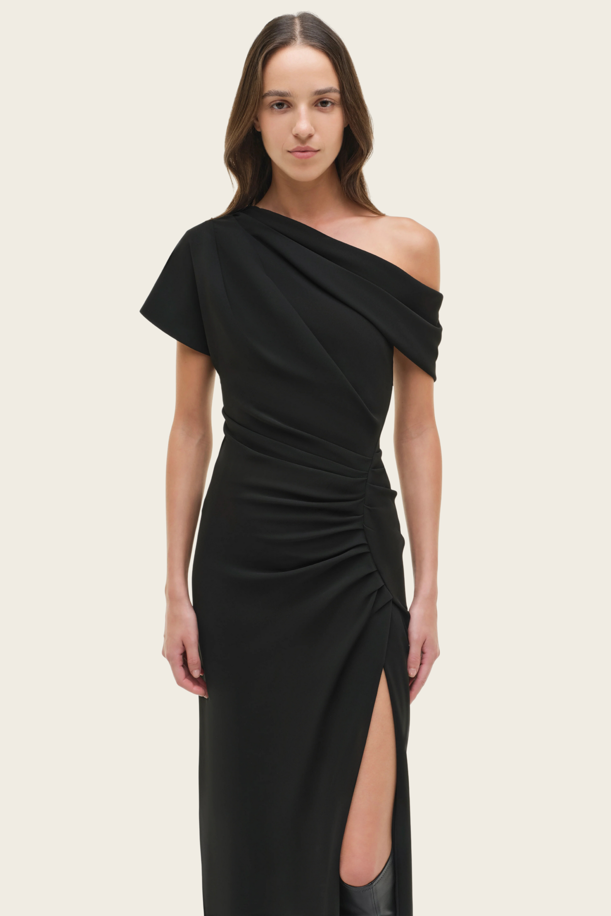 Kally Draped Midi Dress - Simkhai