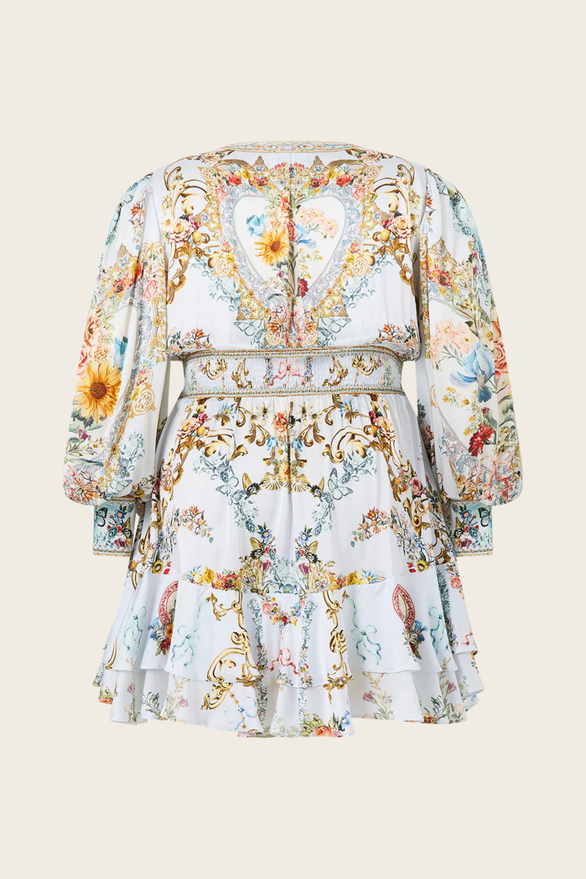 Button Front Frill Dress - Seville Sweetheart - Camilla - ESPACE CANNELLE - SS26 - New Arrivals