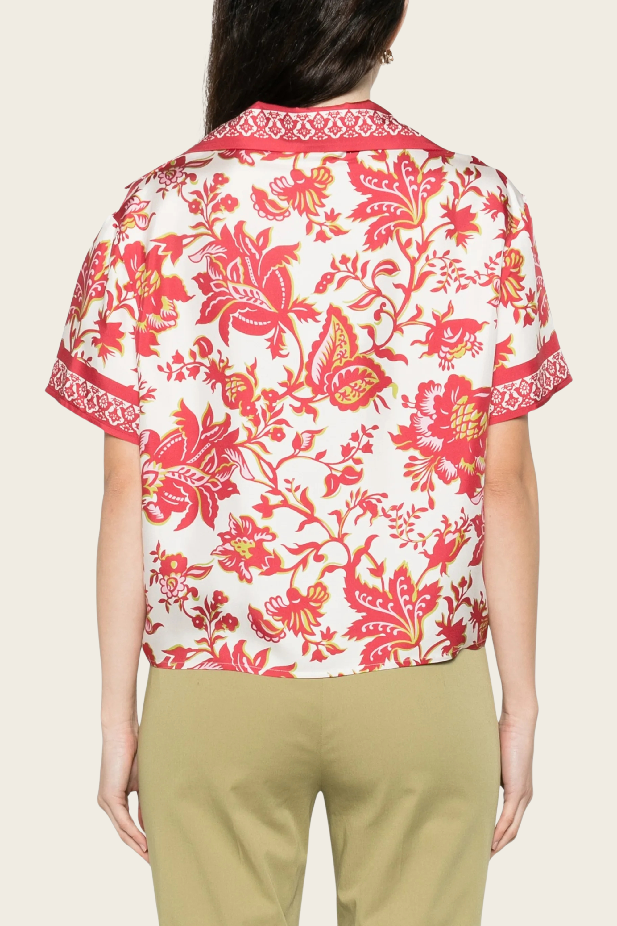 Floral Pattern Short Sleeve Shirt - Etro