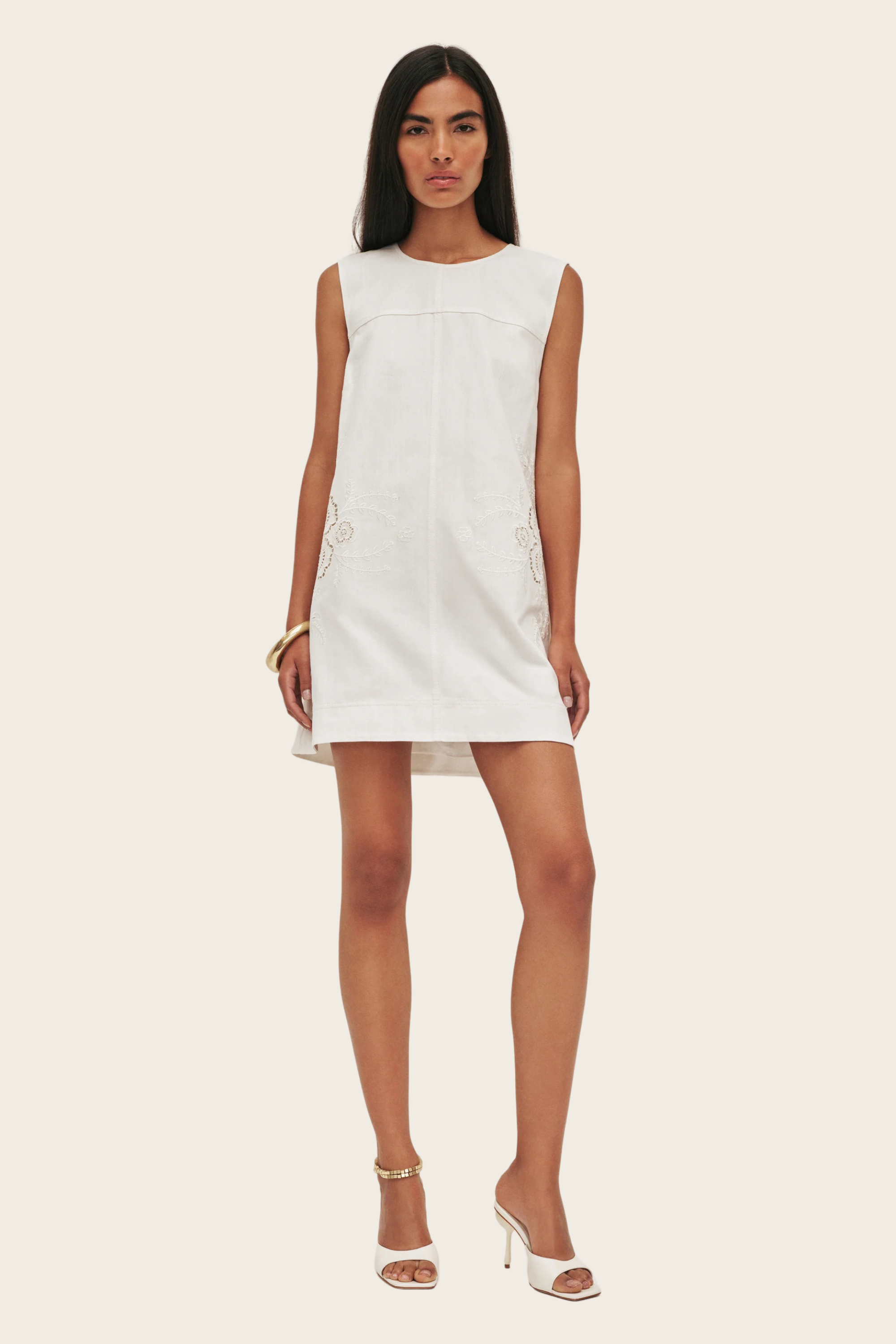 Halo Embroidered Mini Dress - Aje - ESPACE CANNELLE