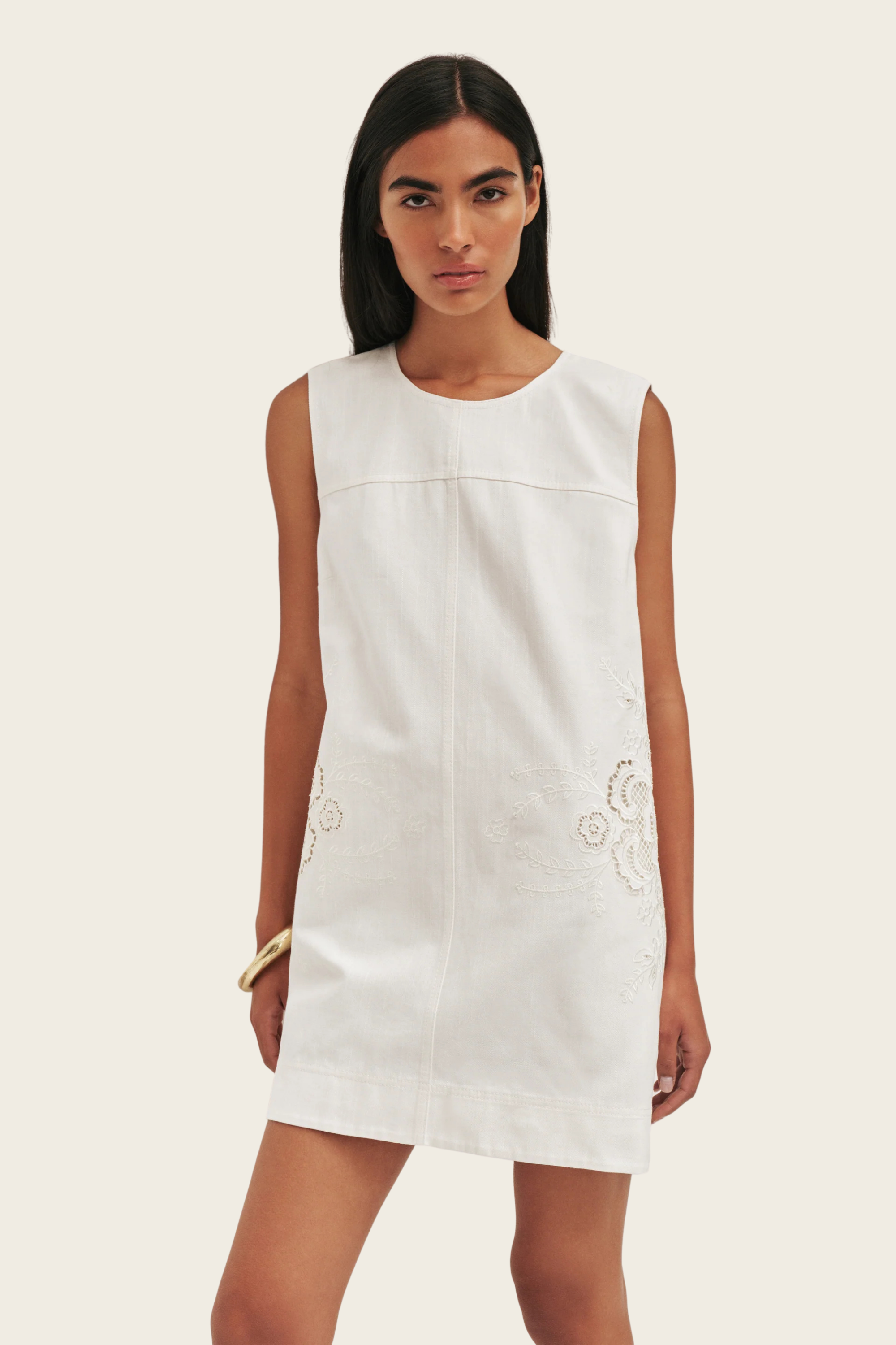 Halo Embroidered Mini Dress - Aje - ESPACE CANNELLE